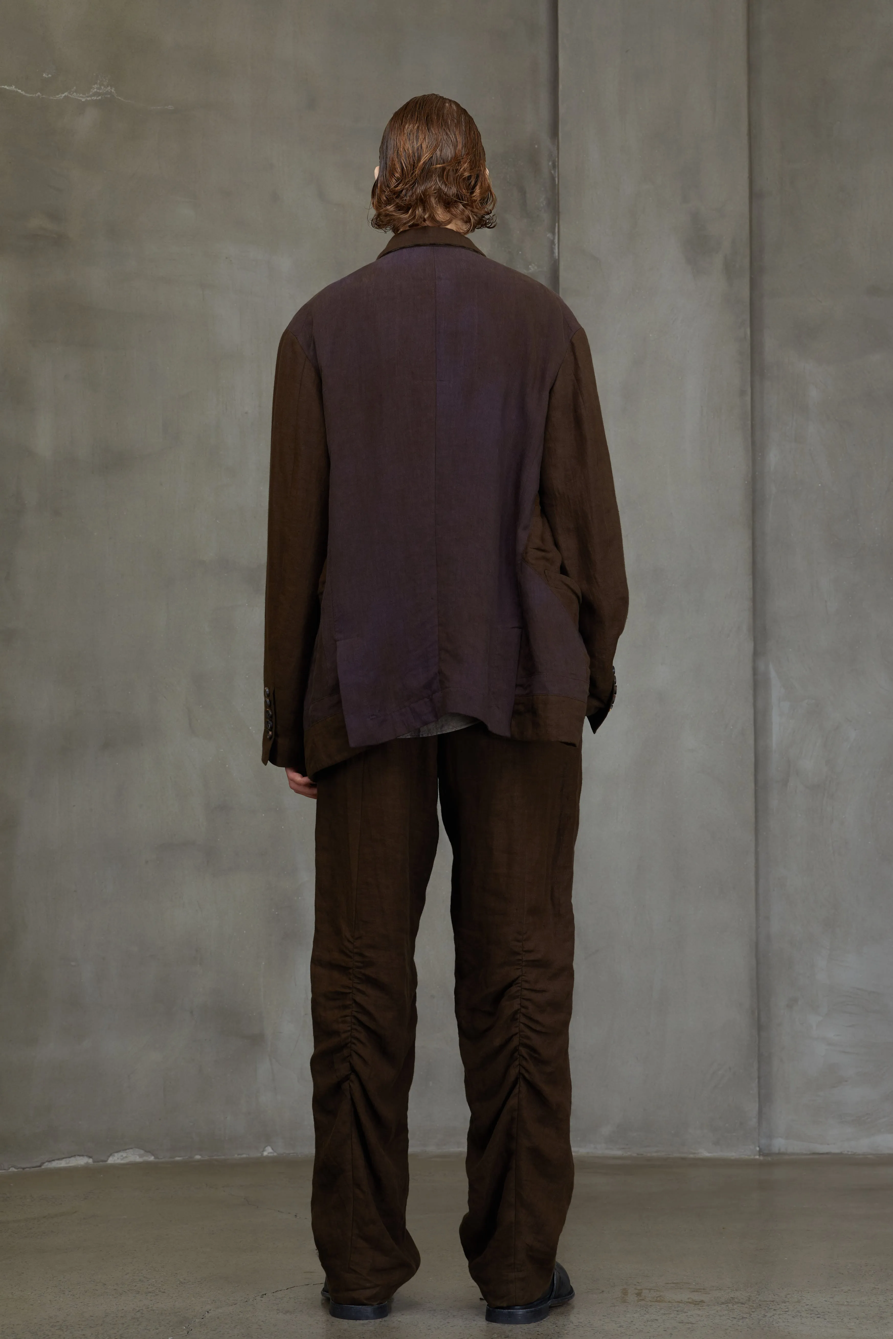 PATCHWORK 2 BUTTON JACKET sold by ziggy chen product image thumbnail 4