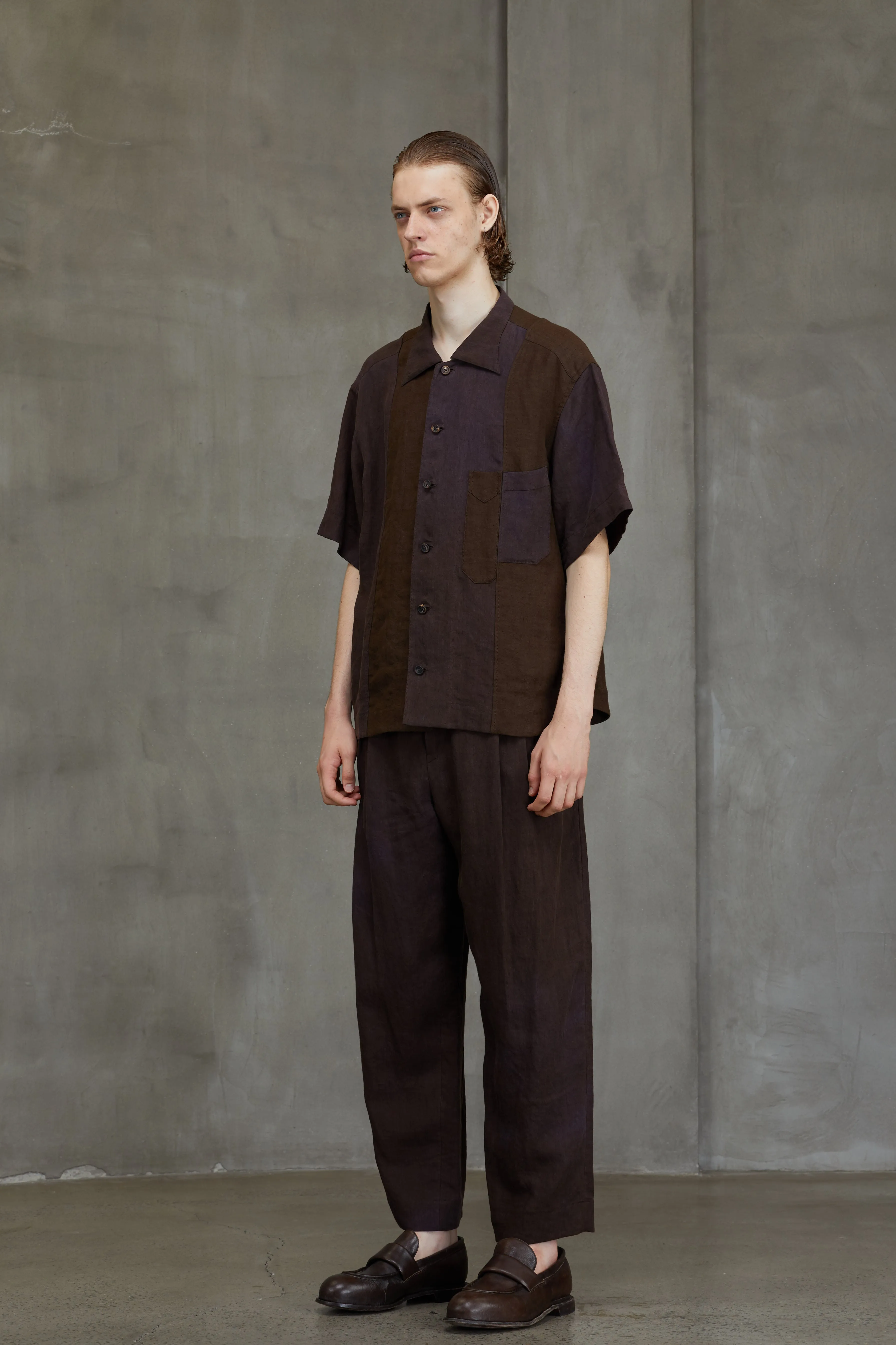 PATCHWORK SHORT SLEEVE SHIRT sold by ziggy chen product image thumbnail 2