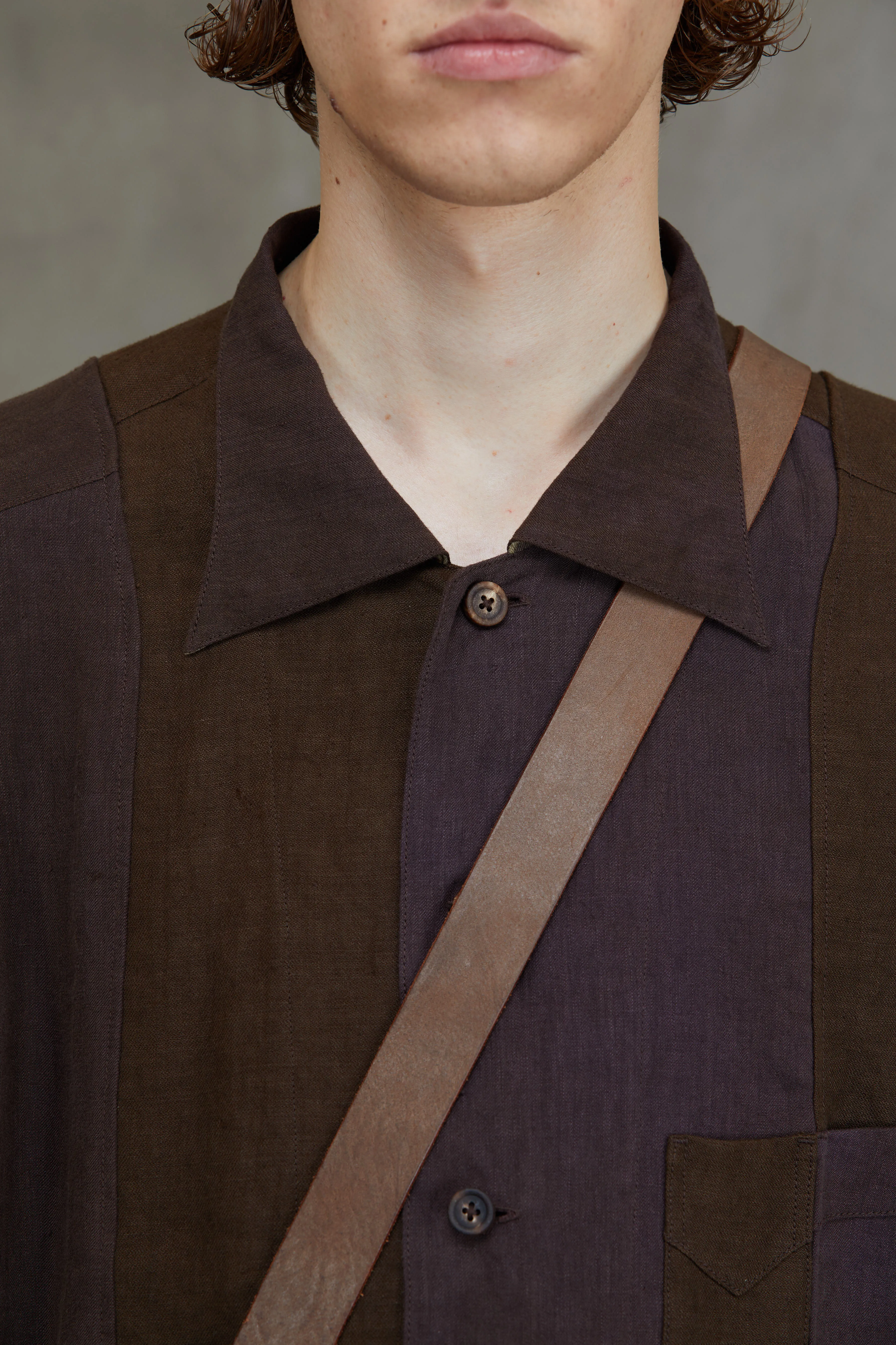PATCHWORK SHORT SLEEVE SHIRT sold by ziggy chen product image thumbnail 5