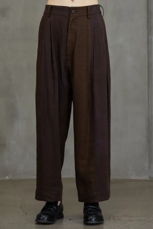 COLLAGED WIDE LEG TROUSERS sold by ziggy chen