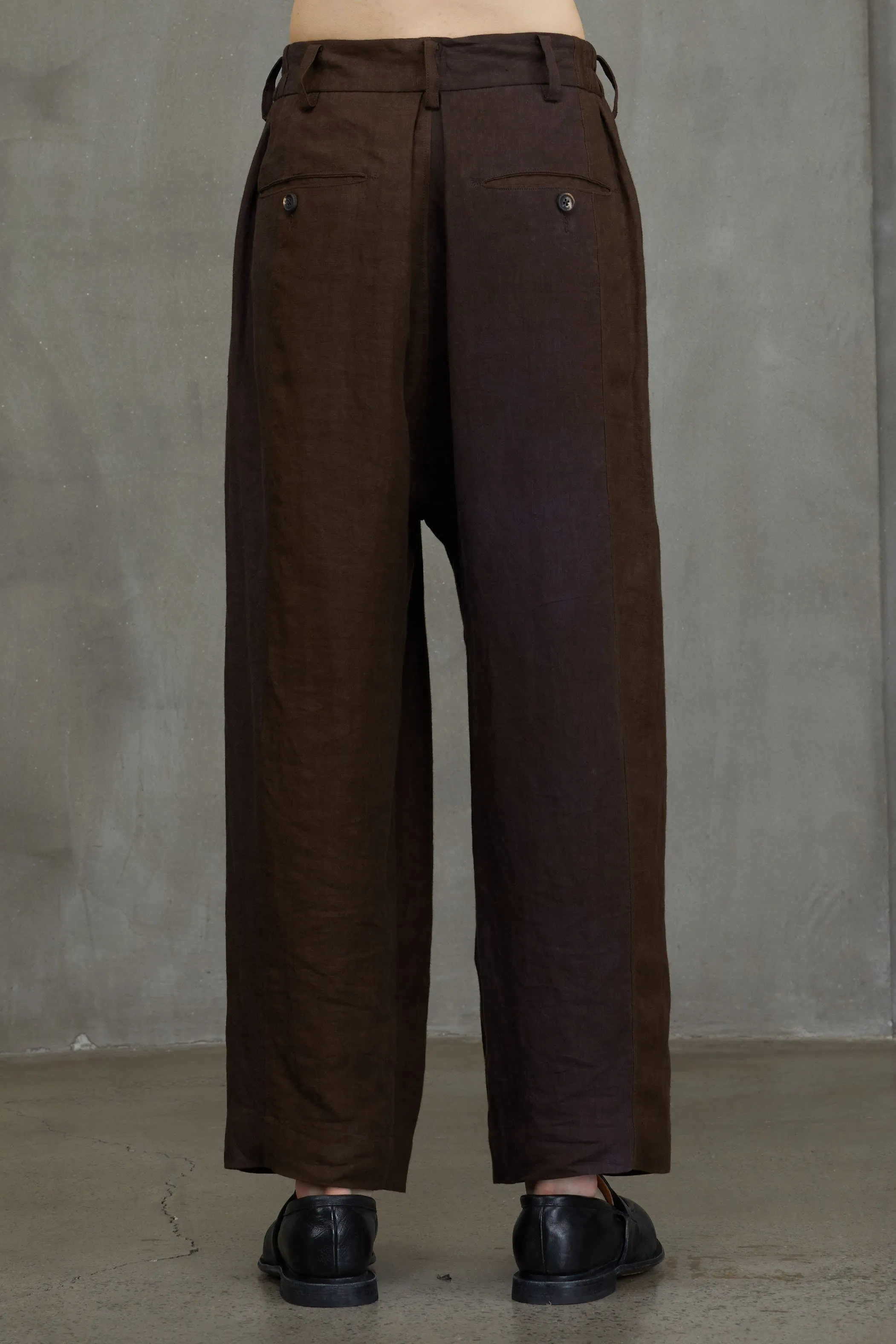 COLLAGED WIDE LEG TROUSERS sold by ziggy chen product image thumbnail 4