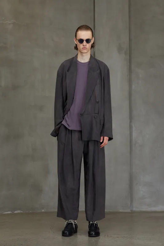 DOUBLE BREASTED ASYMMETRIC JACKET sold by ziggy chen