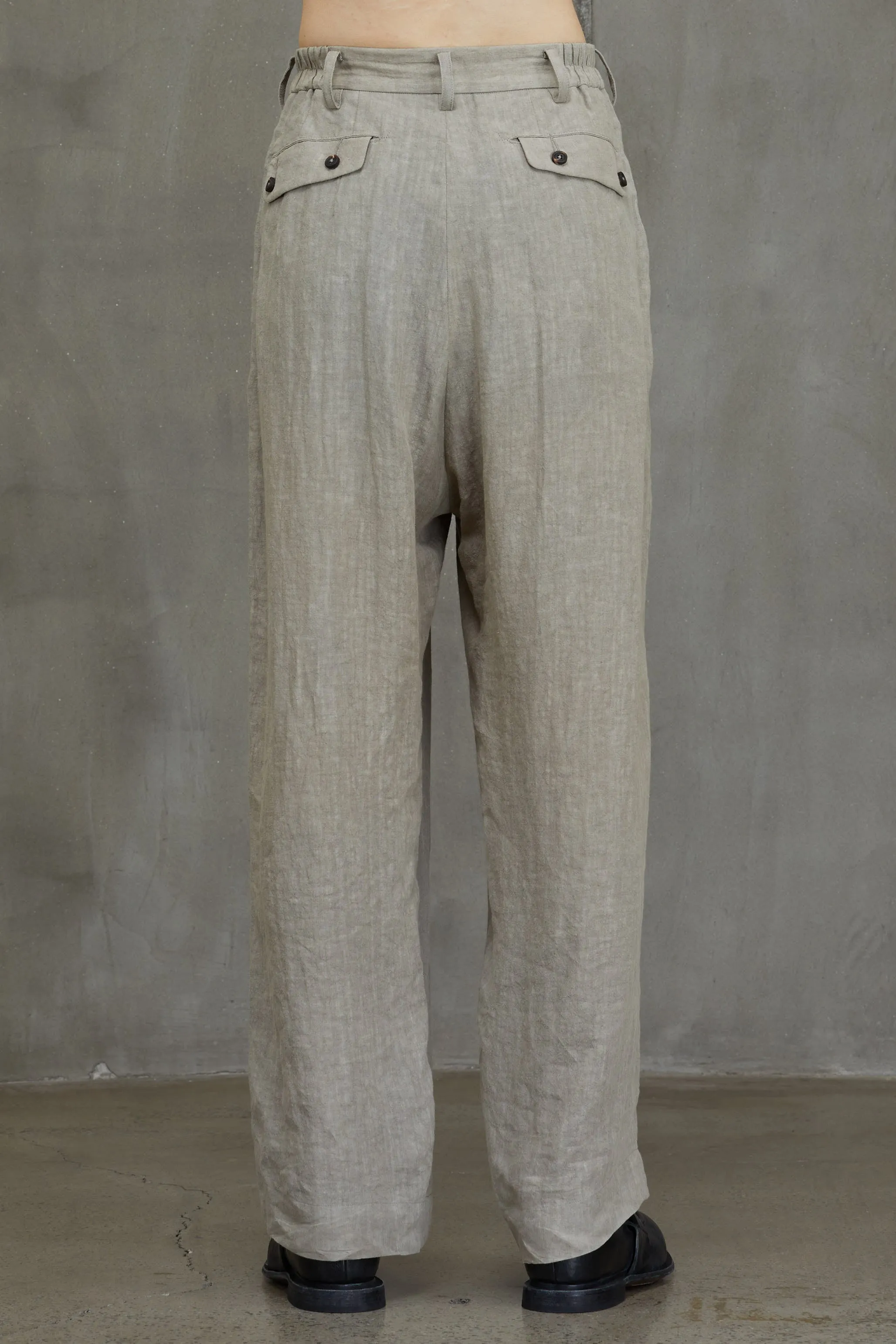 FRONT PLEATS WIDE LEG TROUSERS sold by ziggy chen product image thumbnail 4