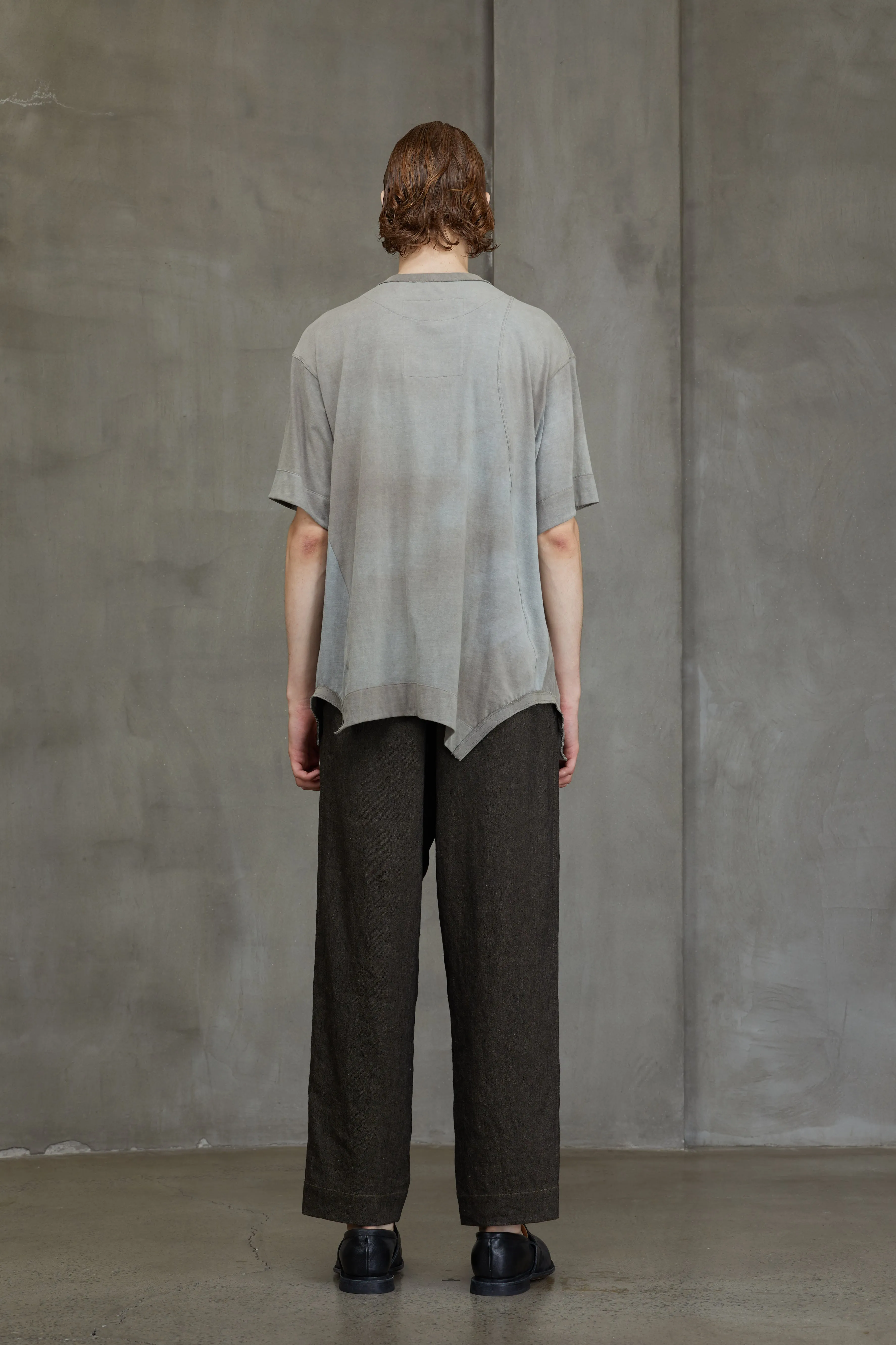 HENLEY NECK T-SHIRT sold by ziggy chen product image thumbnail 4