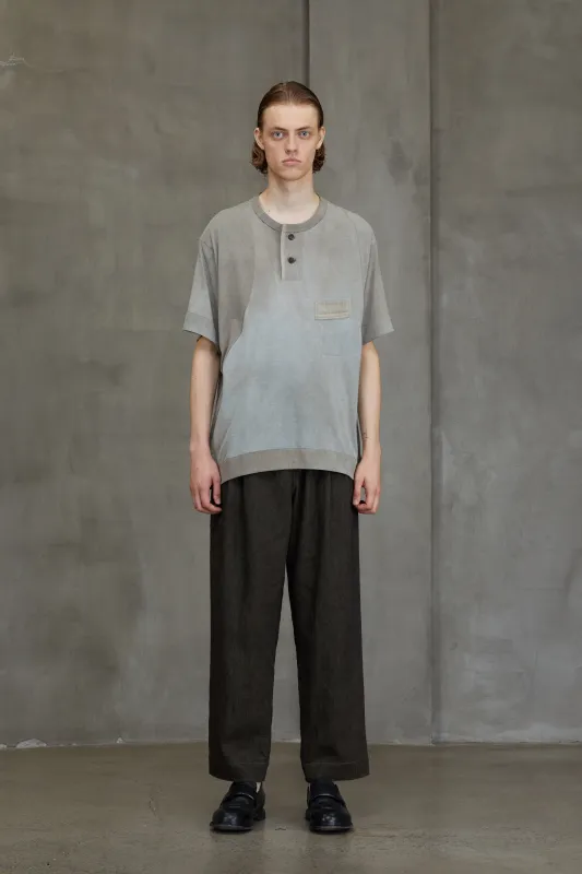 HENLEY NECK T-SHIRT sold by ziggy chen