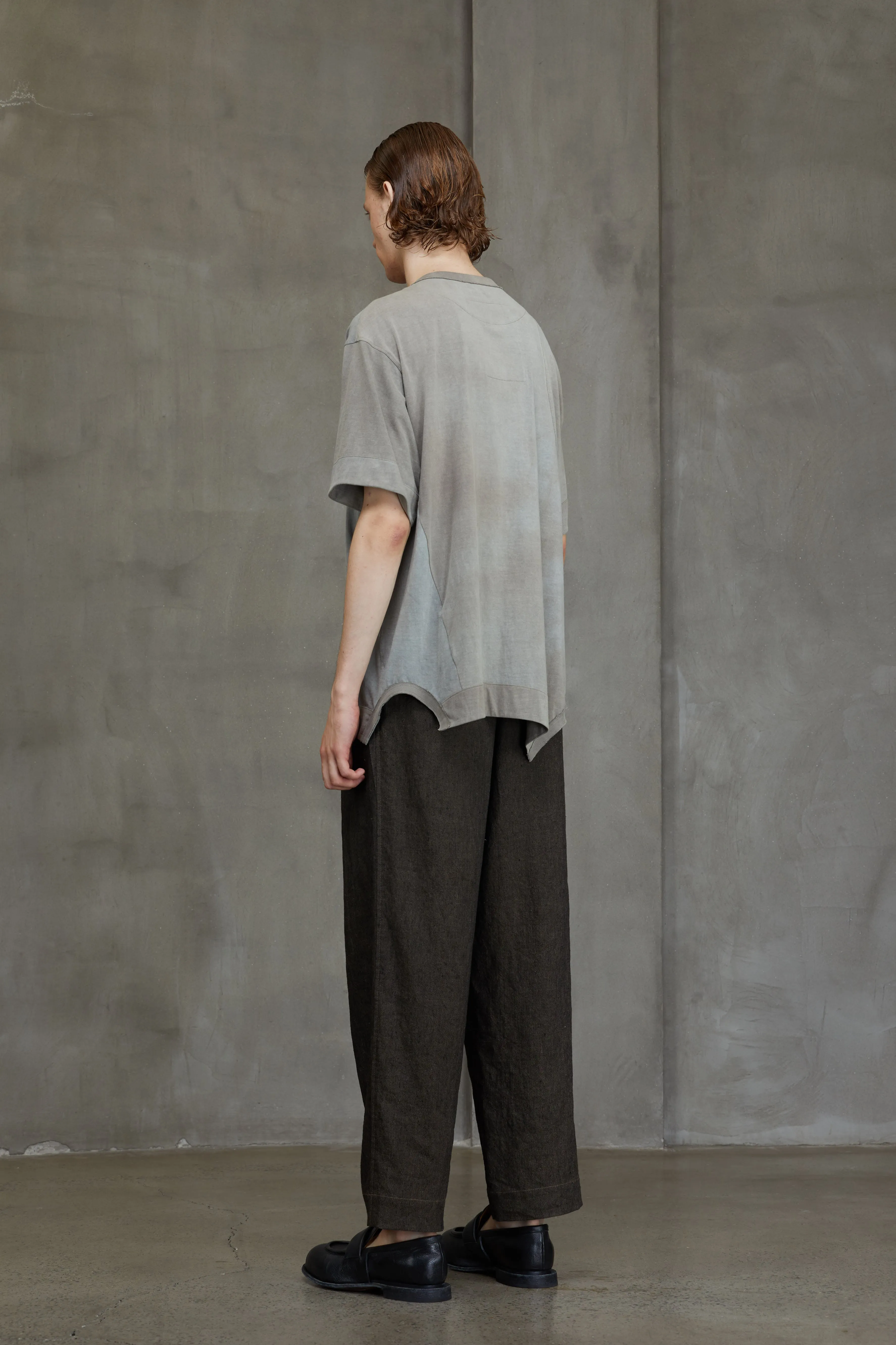 HENLEY NECK T-SHIRT sold by ziggy chen product image thumbnail 3