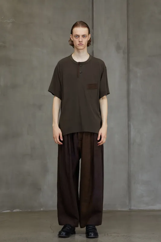 HENLEY NECK T-SHIRT sold by ziggy chen