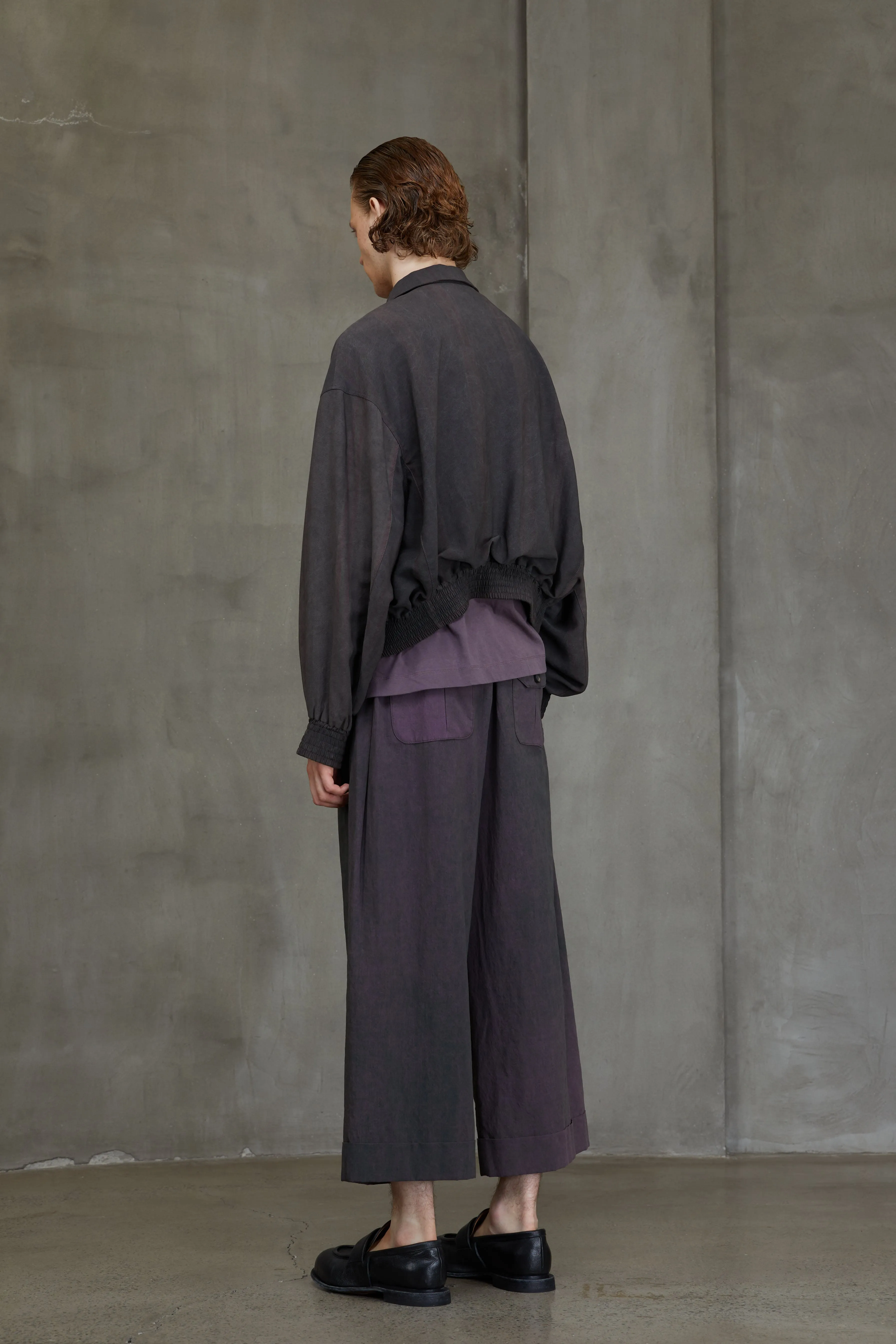 SPREAD COLLAR CROPPED JACKET sold by ziggy chen product image thumbnail 3