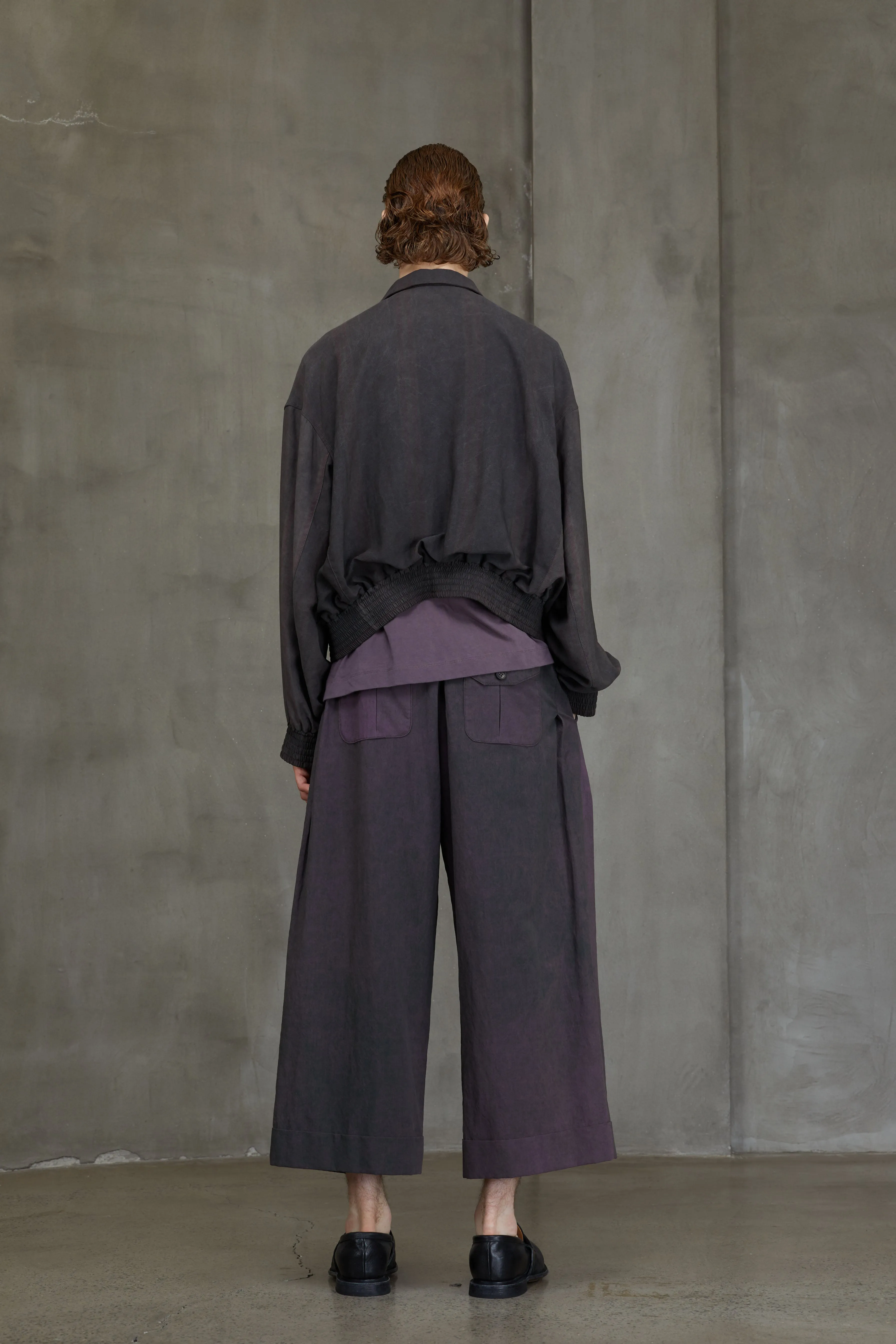 SPREAD COLLAR CROPPED JACKET sold by ziggy chen product image thumbnail 4