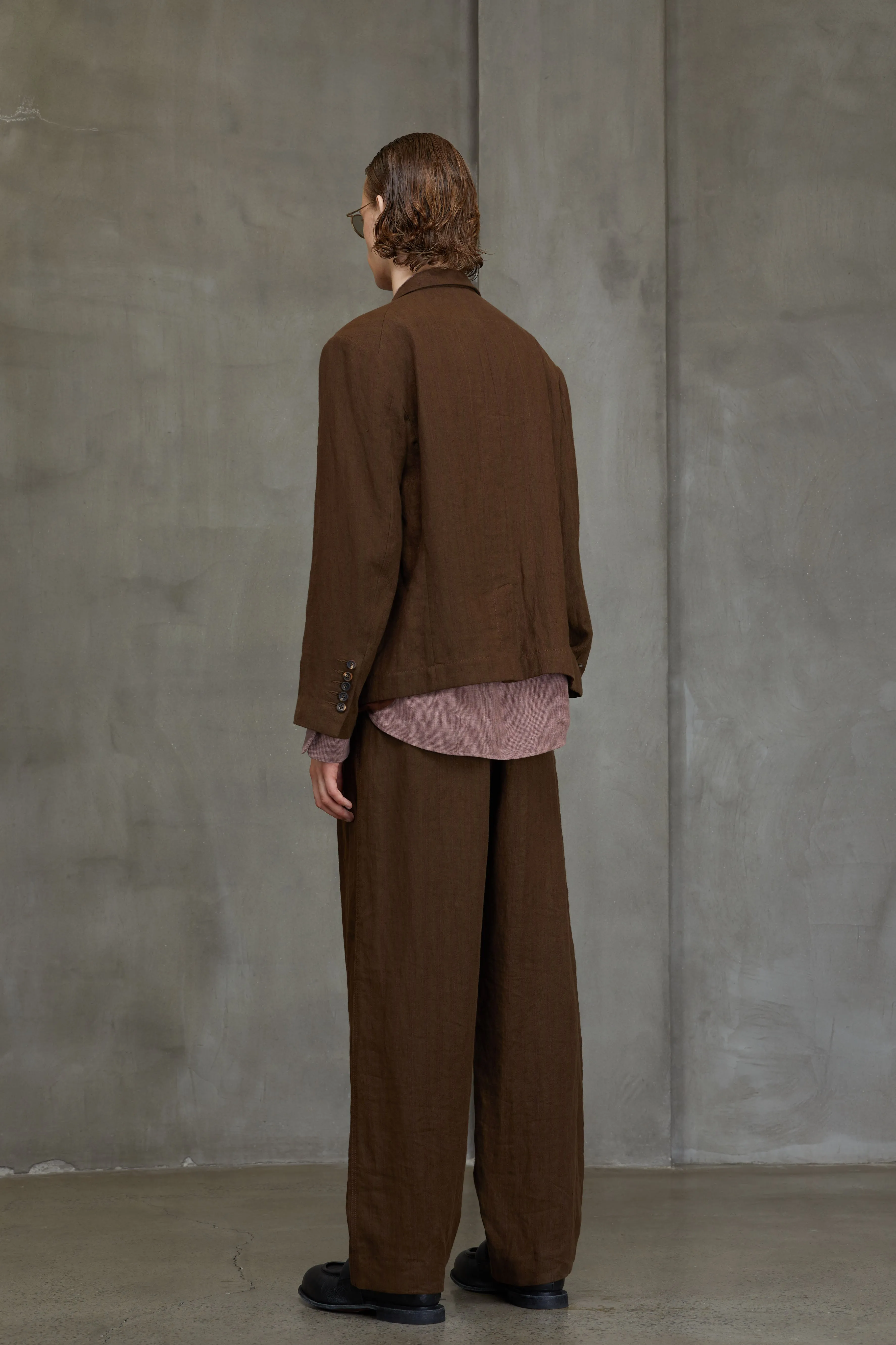 DOUBLE BREASTED SHORT JACKET sold by ziggy chen product image thumbnail 3