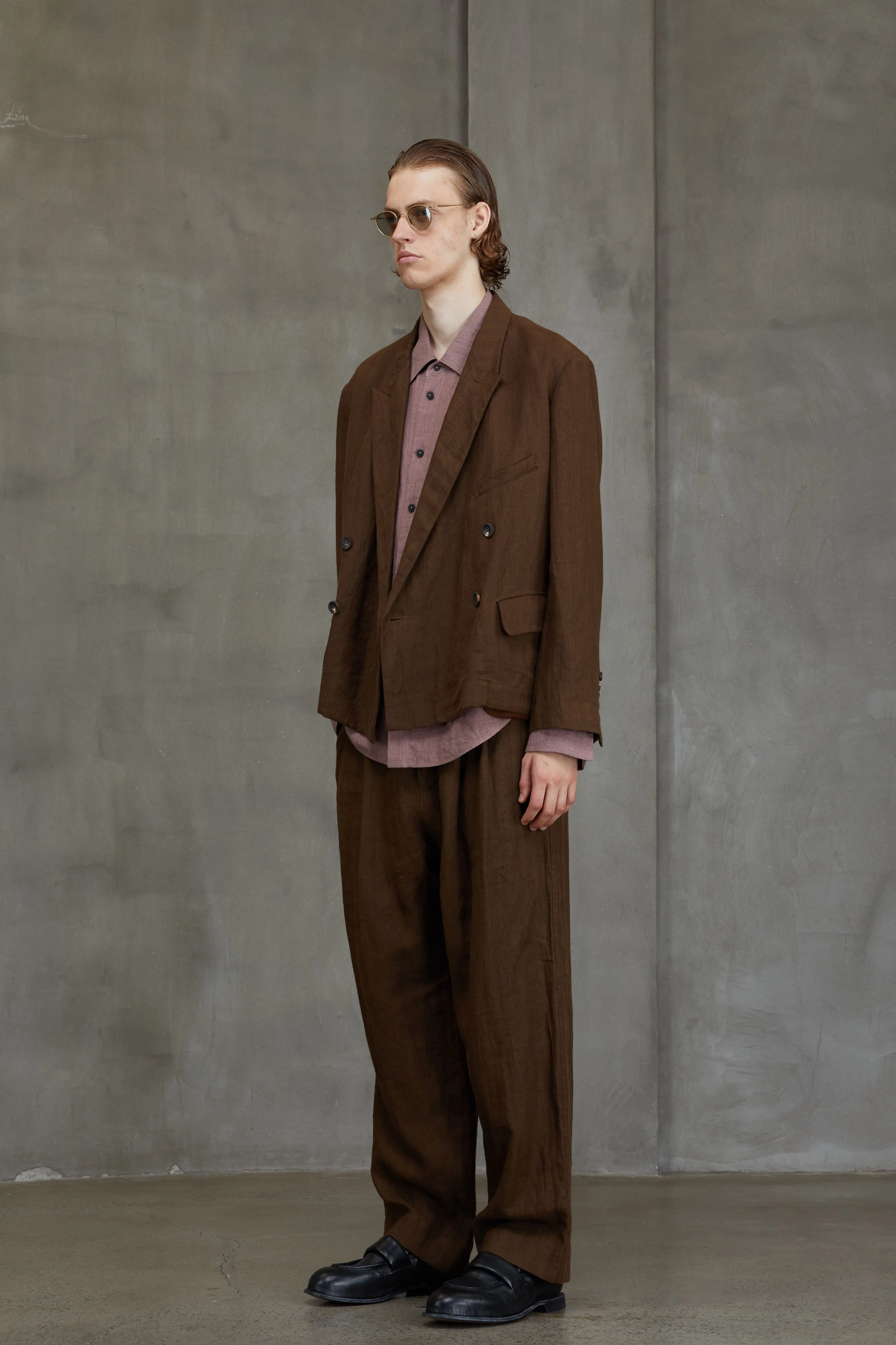 DOUBLE BREASTED SHORT JACKET sold by ziggy chen product image thumbnail 2