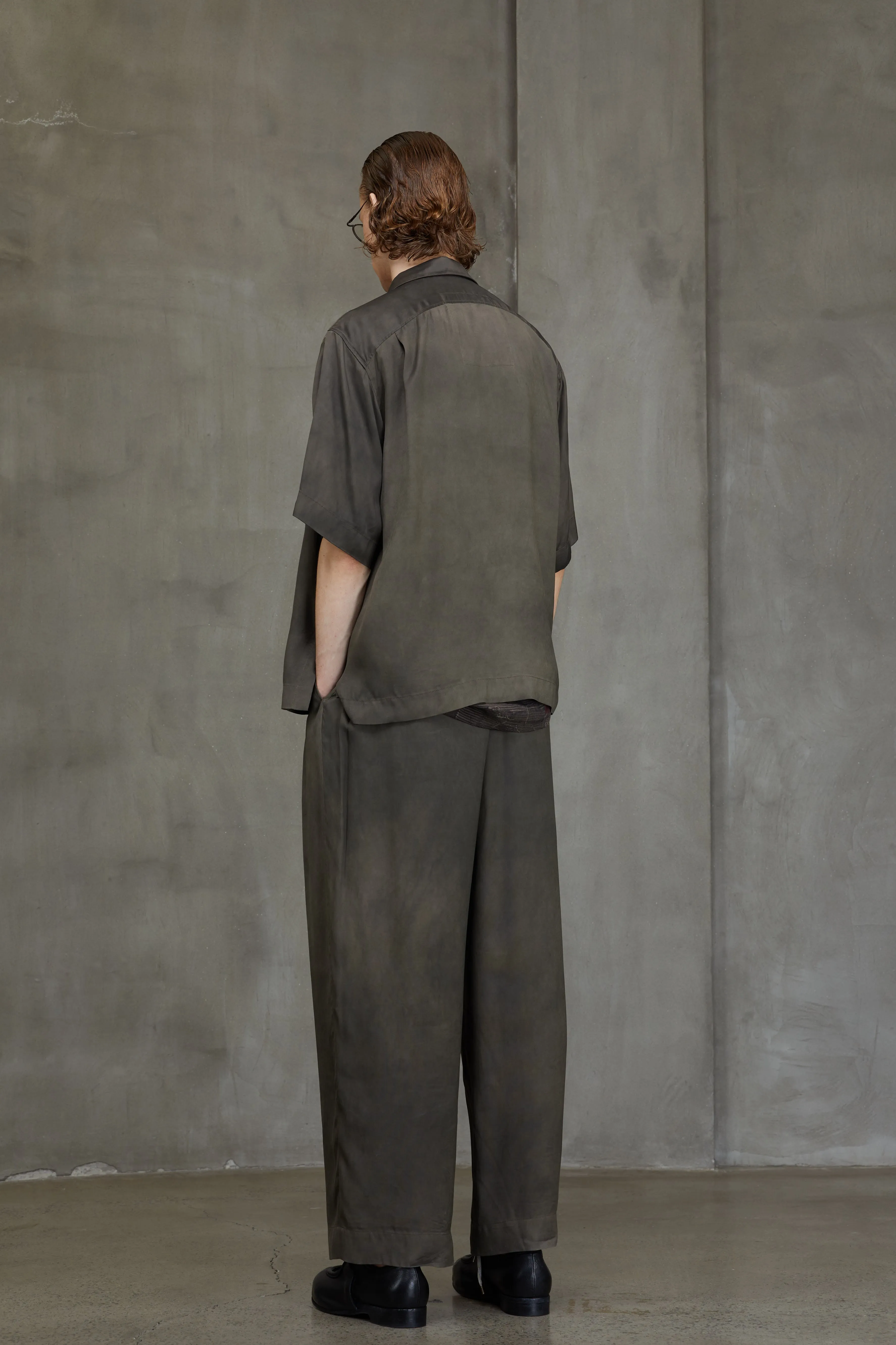 SPREAD COLLAR SHORT SLEEVE SHIRT sold by ziggy chen product image thumbnail 3