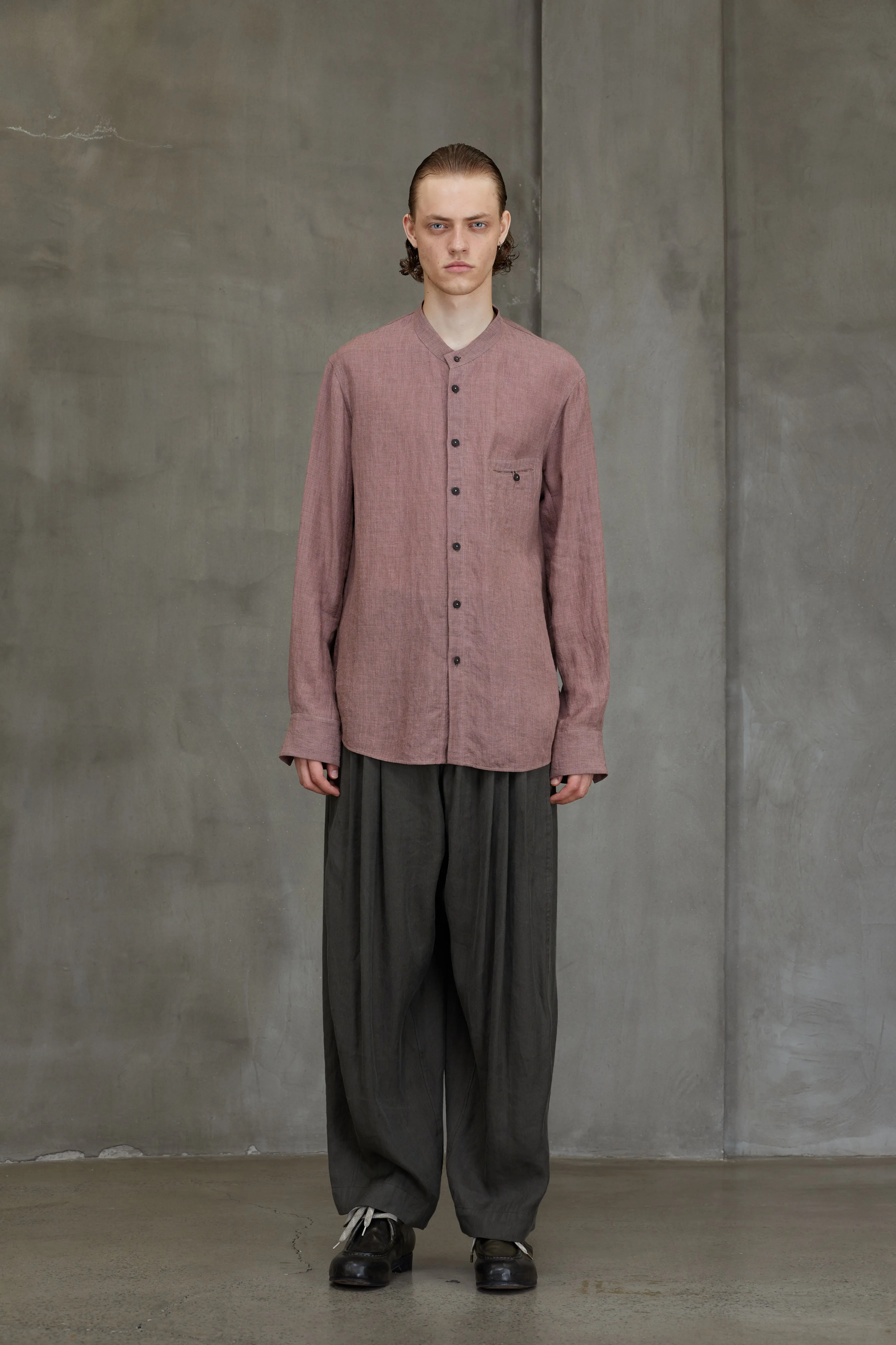 CLASSIC MANDARIN COLLAR SHIRT sold by ziggy chen