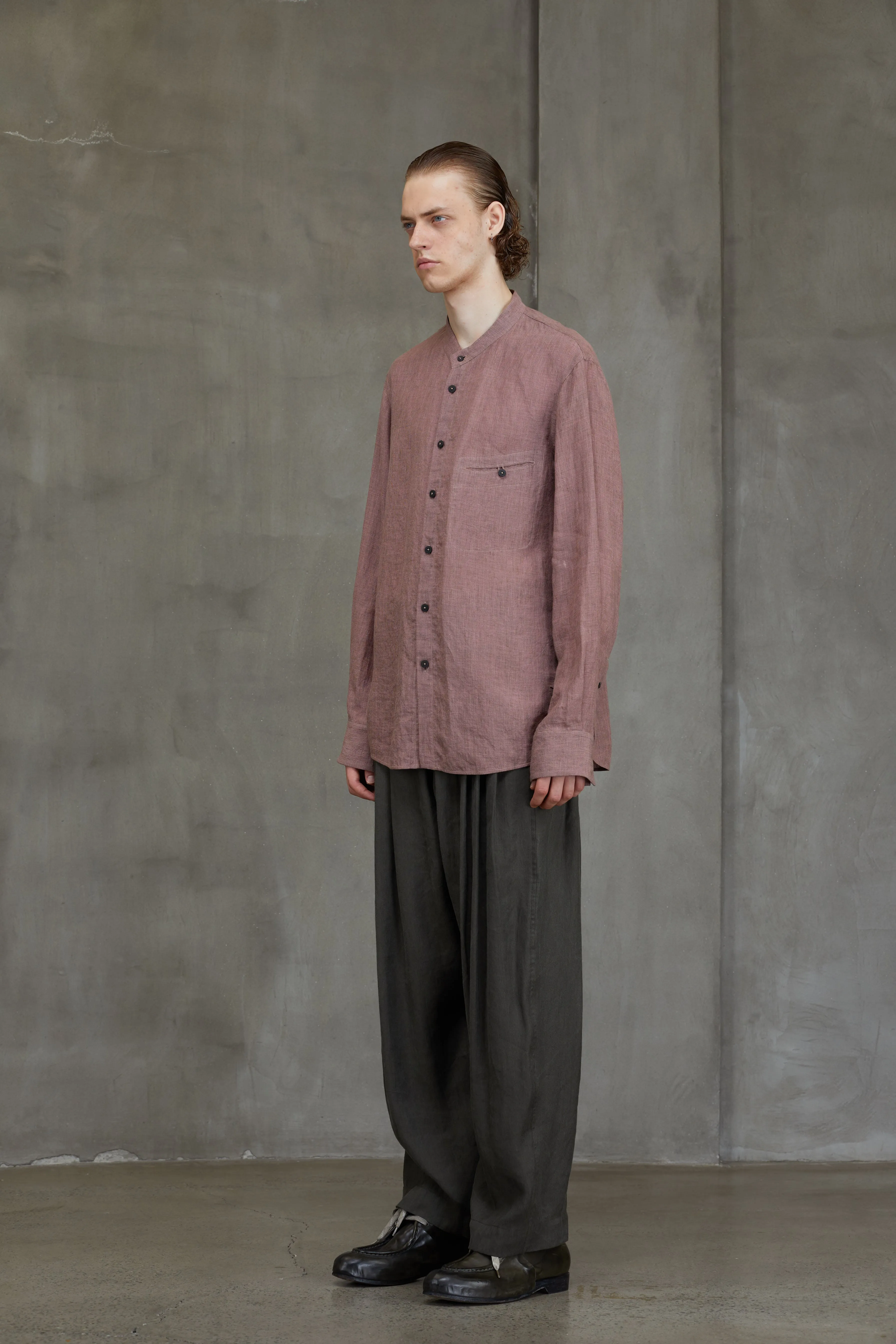 CLASSIC MANDARIN COLLAR SHIRT sold by ziggy chen product image thumbnail 2