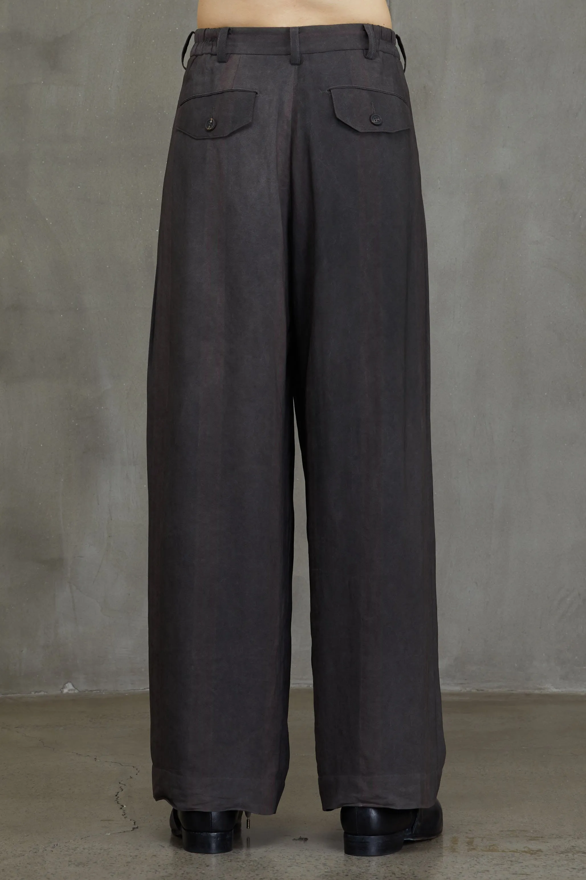 STRAIGHT LEG WIDE TROUSERS sold by ziggy chen product image thumbnail 4