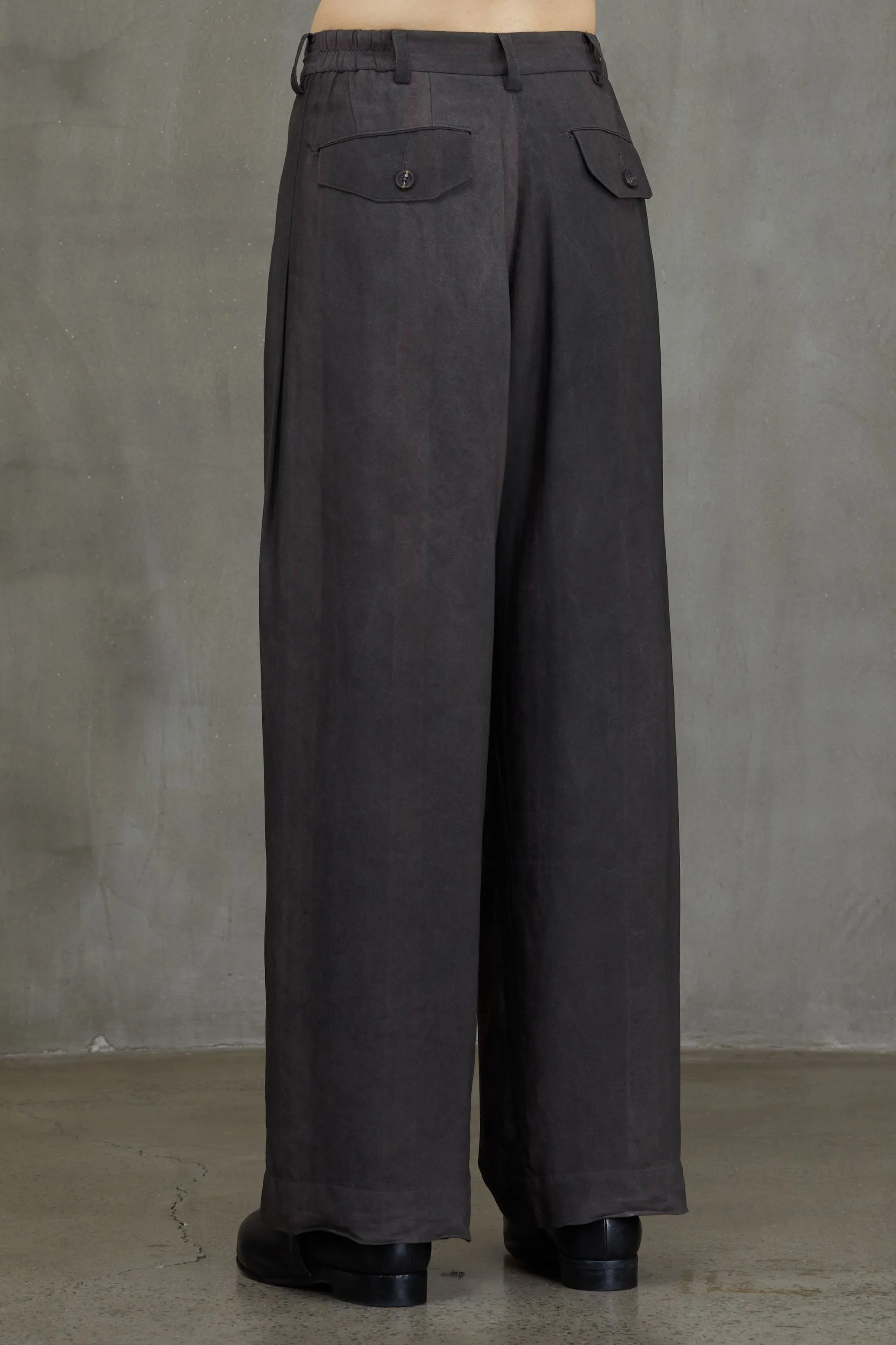 STRAIGHT LEG WIDE TROUSERS sold by ziggy chen product image thumbnail 3