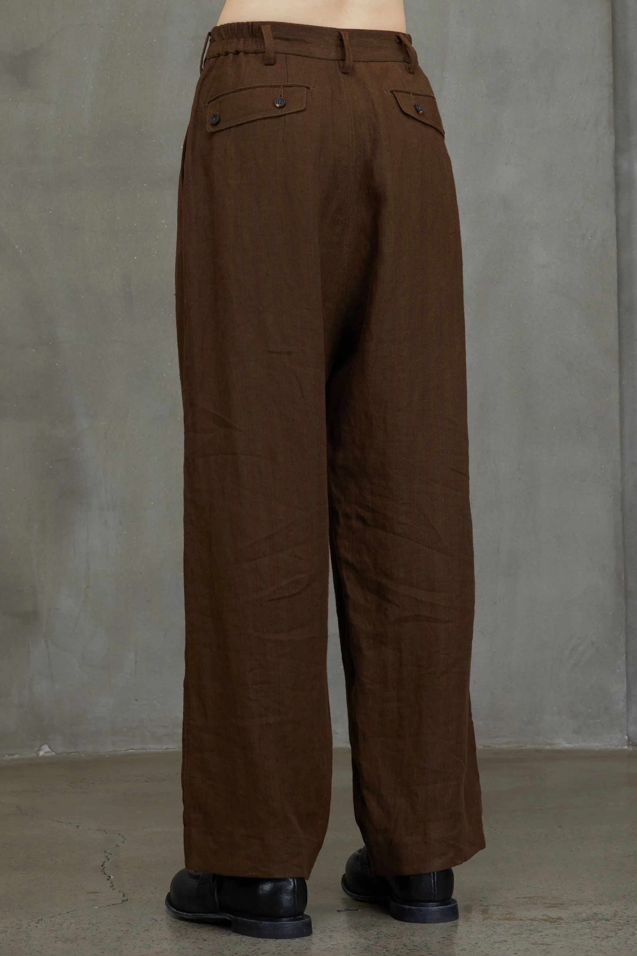STRIPED FRONT PLEAT TROUSERS sold by ziggy chen product image thumbnail 3