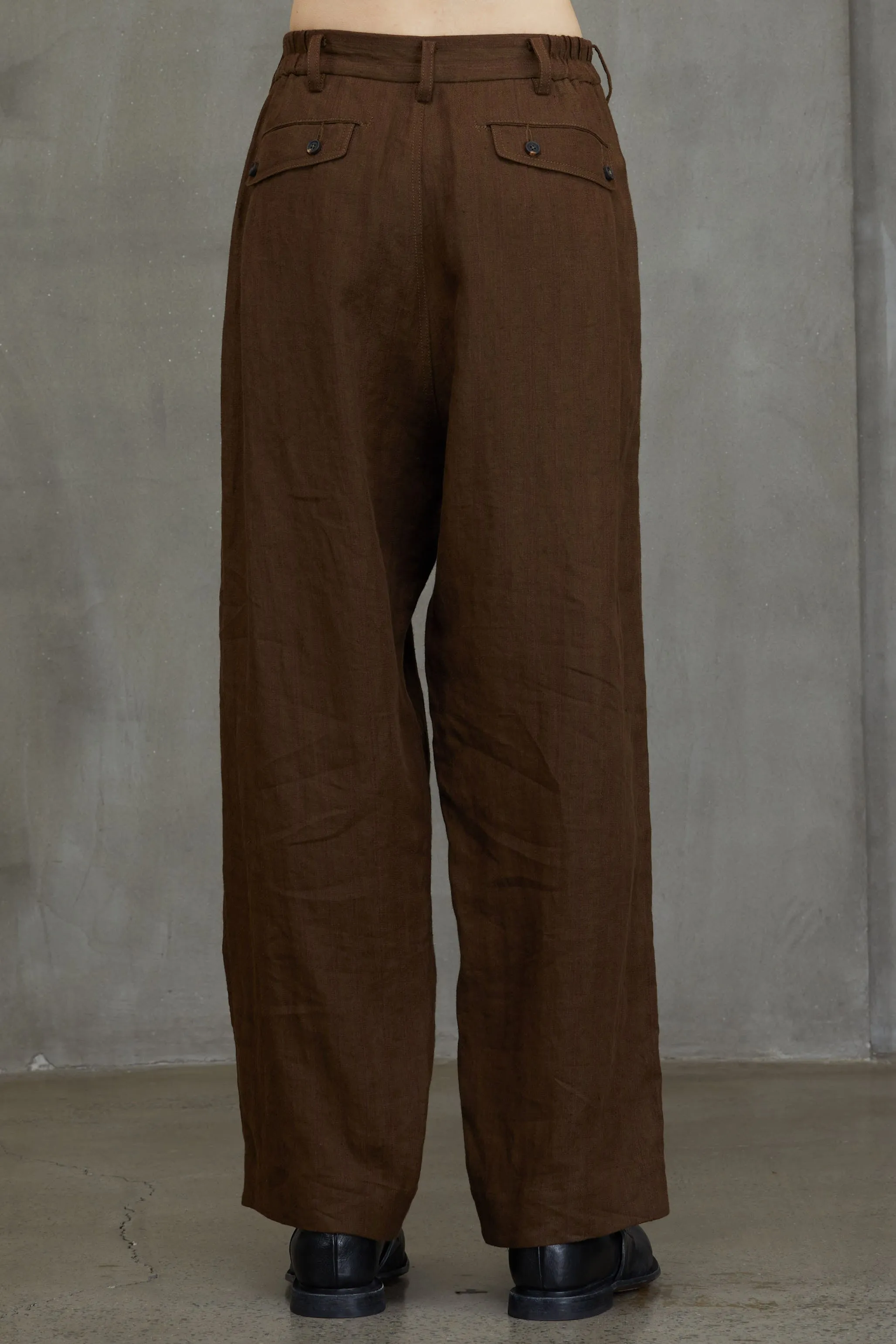 STRIPED FRONT PLEAT TROUSERS sold by ziggy chen product image thumbnail 4
