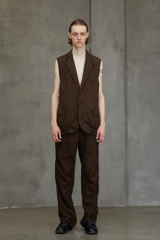 GATHERED WAISTCOAT sold by ziggy chen