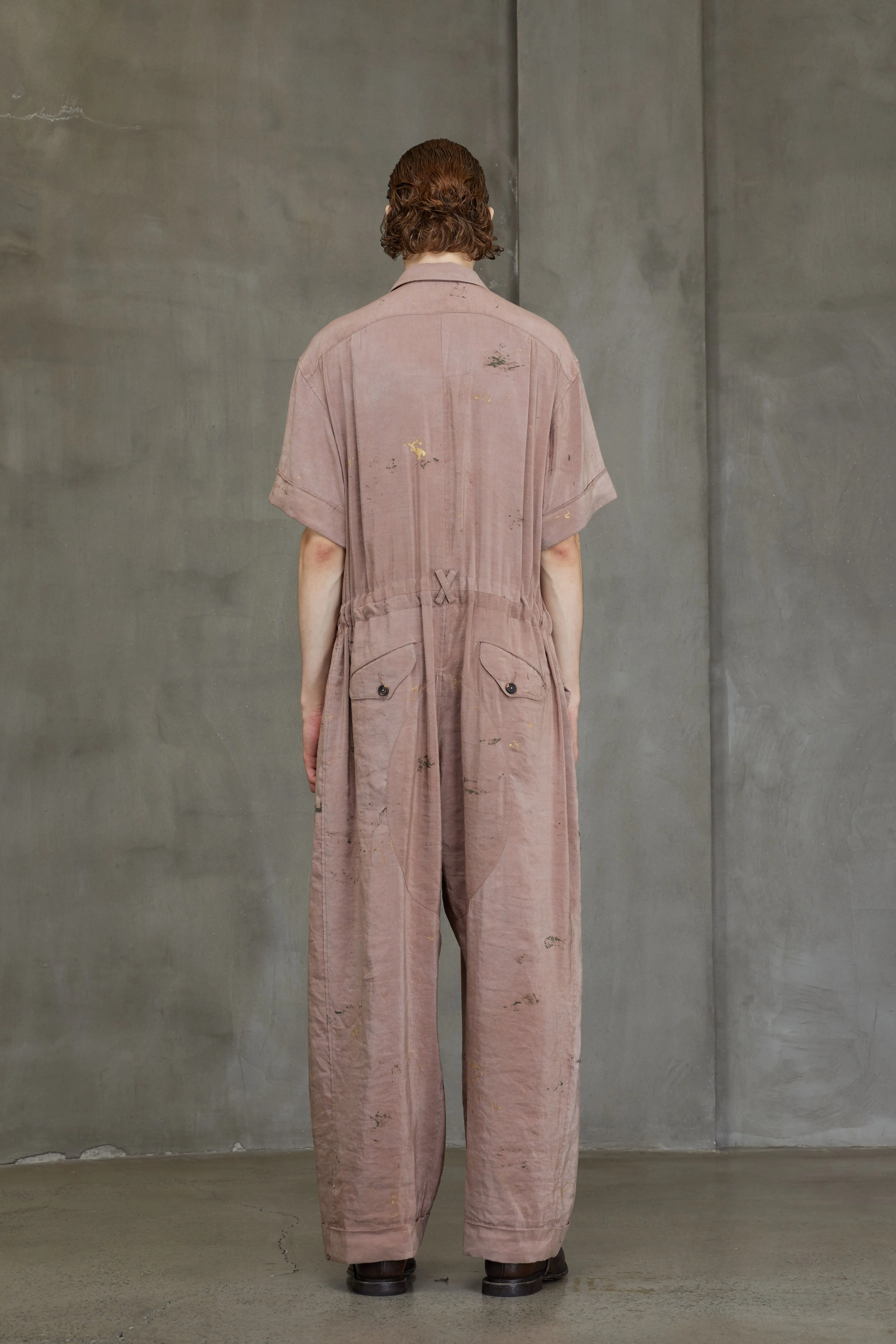 SHORT SLEEVE OVERALLS sold by ziggy chen product image thumbnail 4