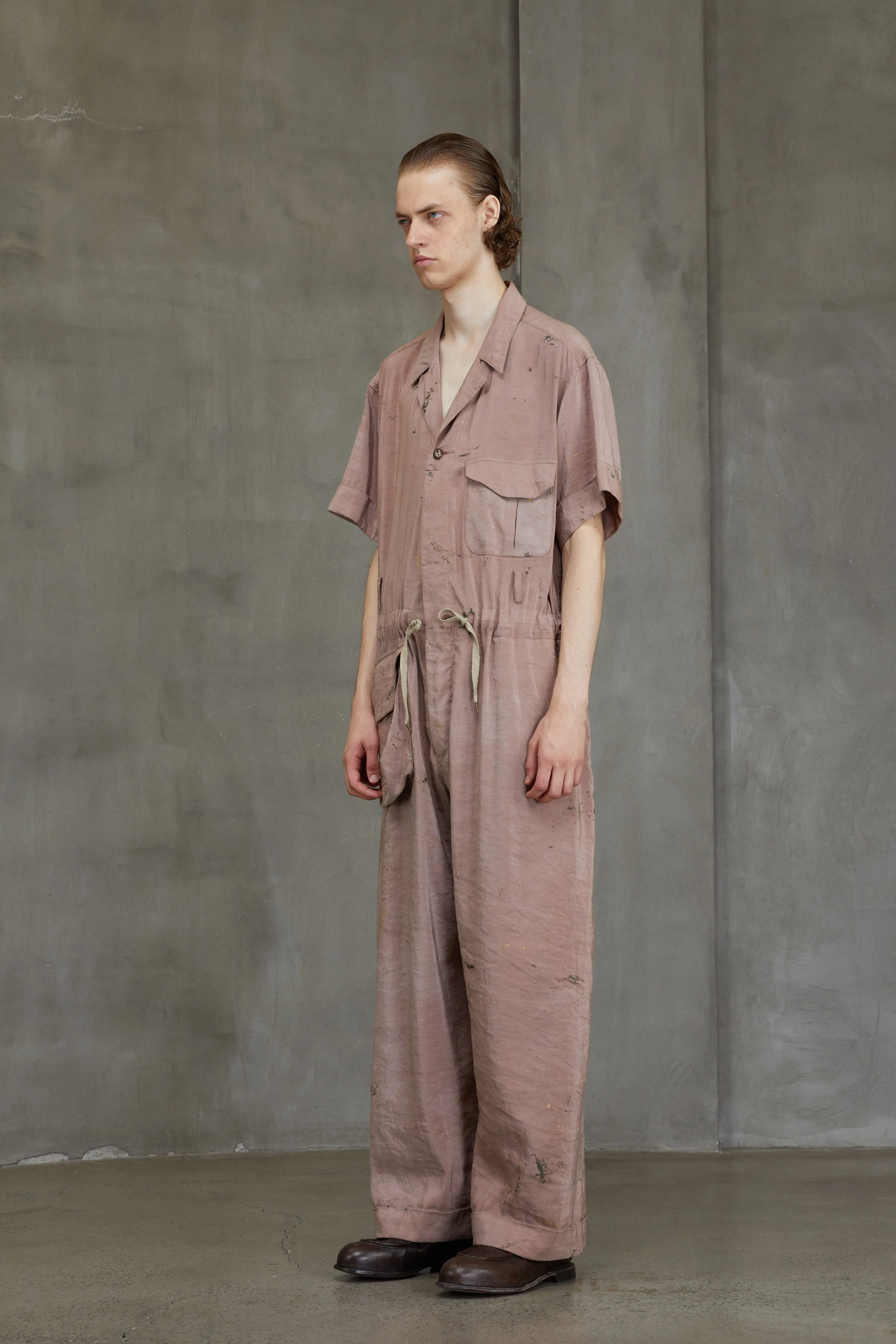 SHORT SLEEVE OVERALLS sold by ziggy chen product image thumbnail 2