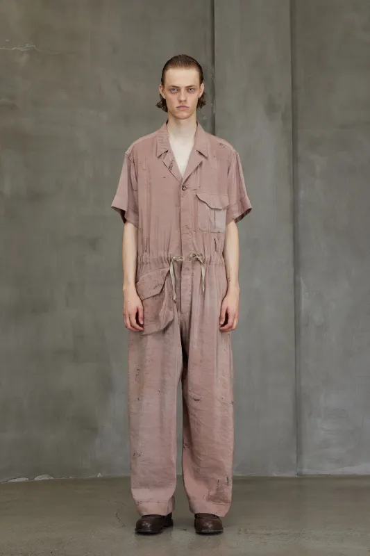 SHORT SLEEVE OVERALLS sold by ziggy chen