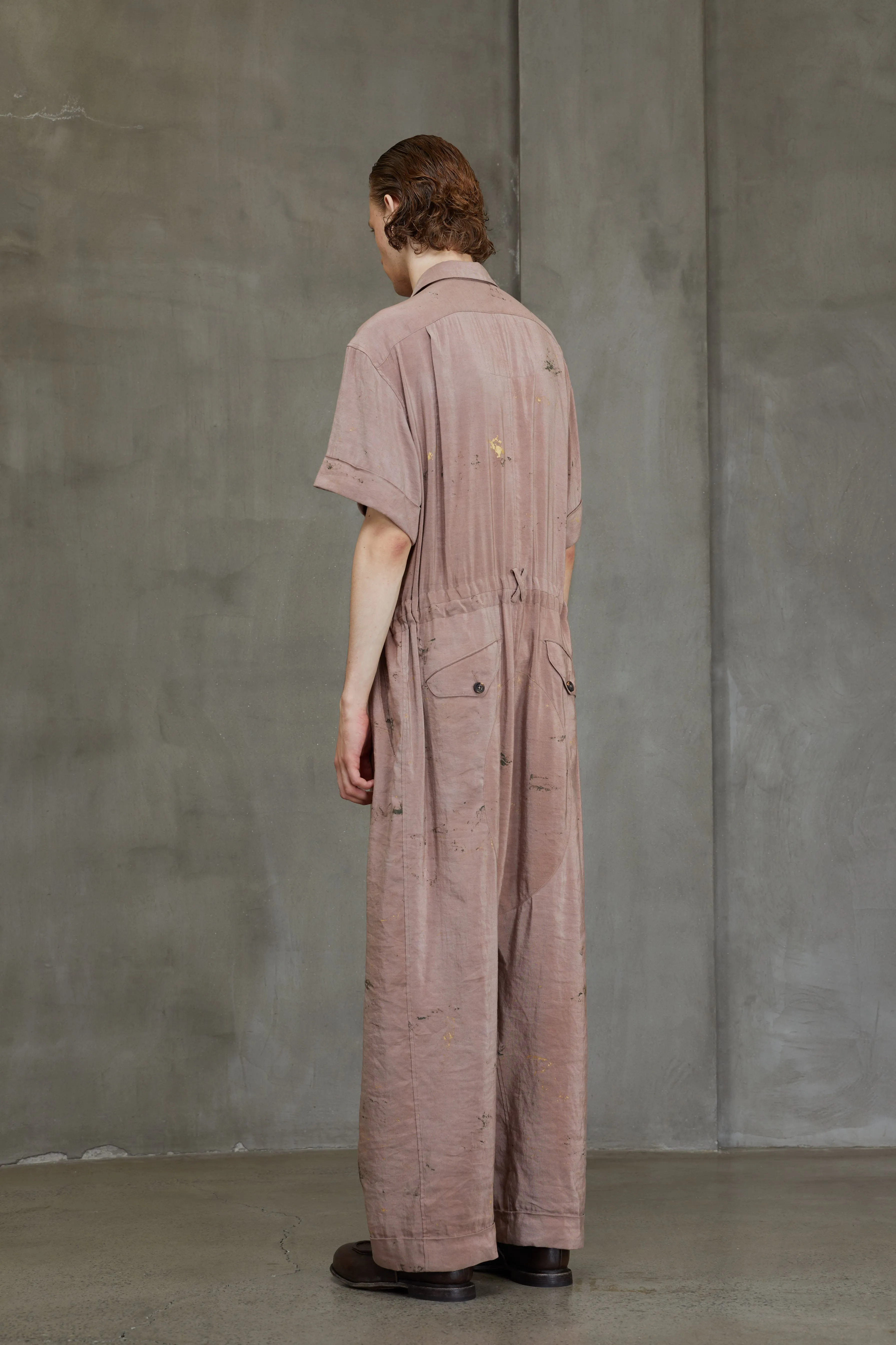 SHORT SLEEVE OVERALLS sold by ziggy chen product image thumbnail 3