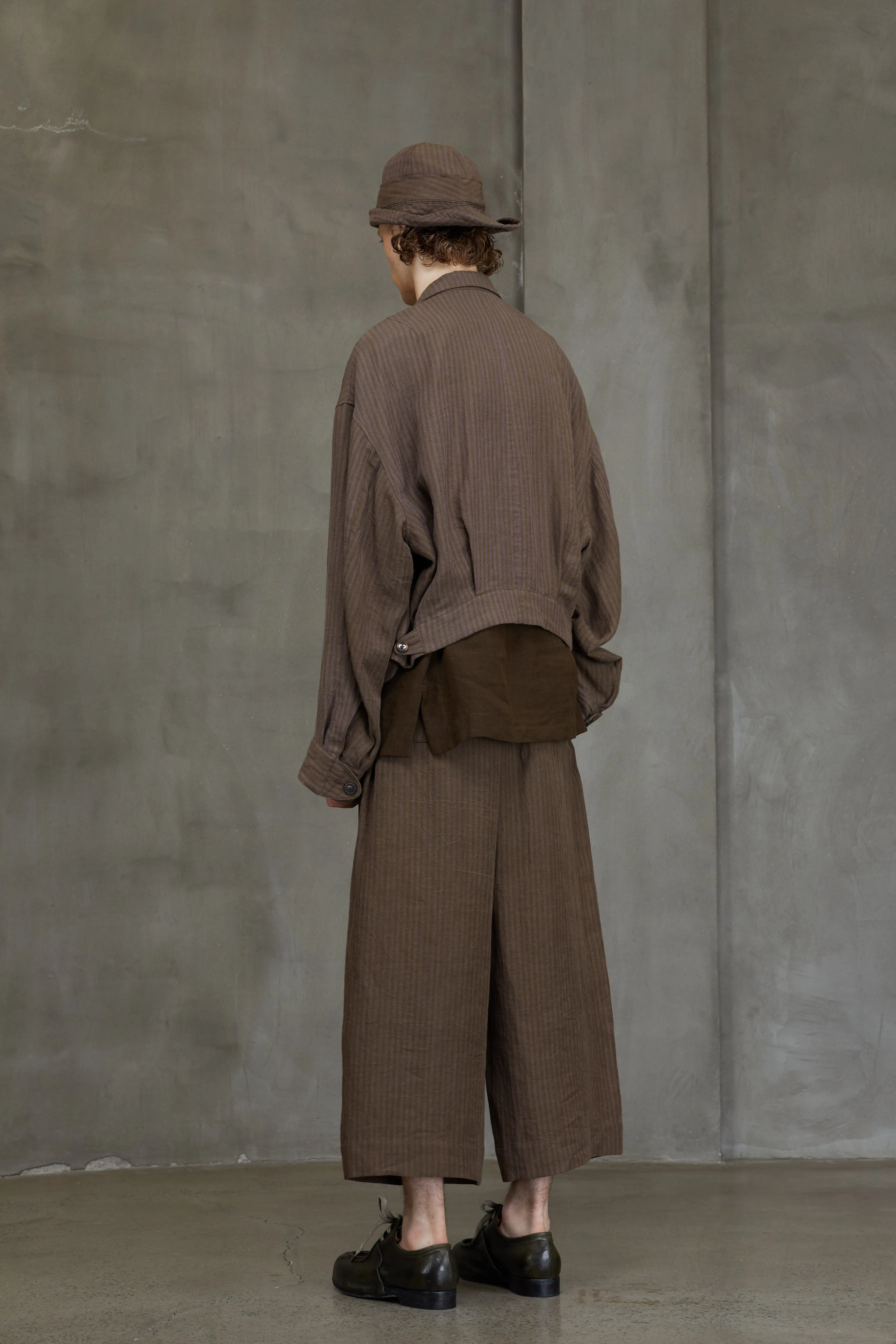 DOUBLED BREASTED STRIPED JACKET sold by ziggy chen product image thumbnail 3