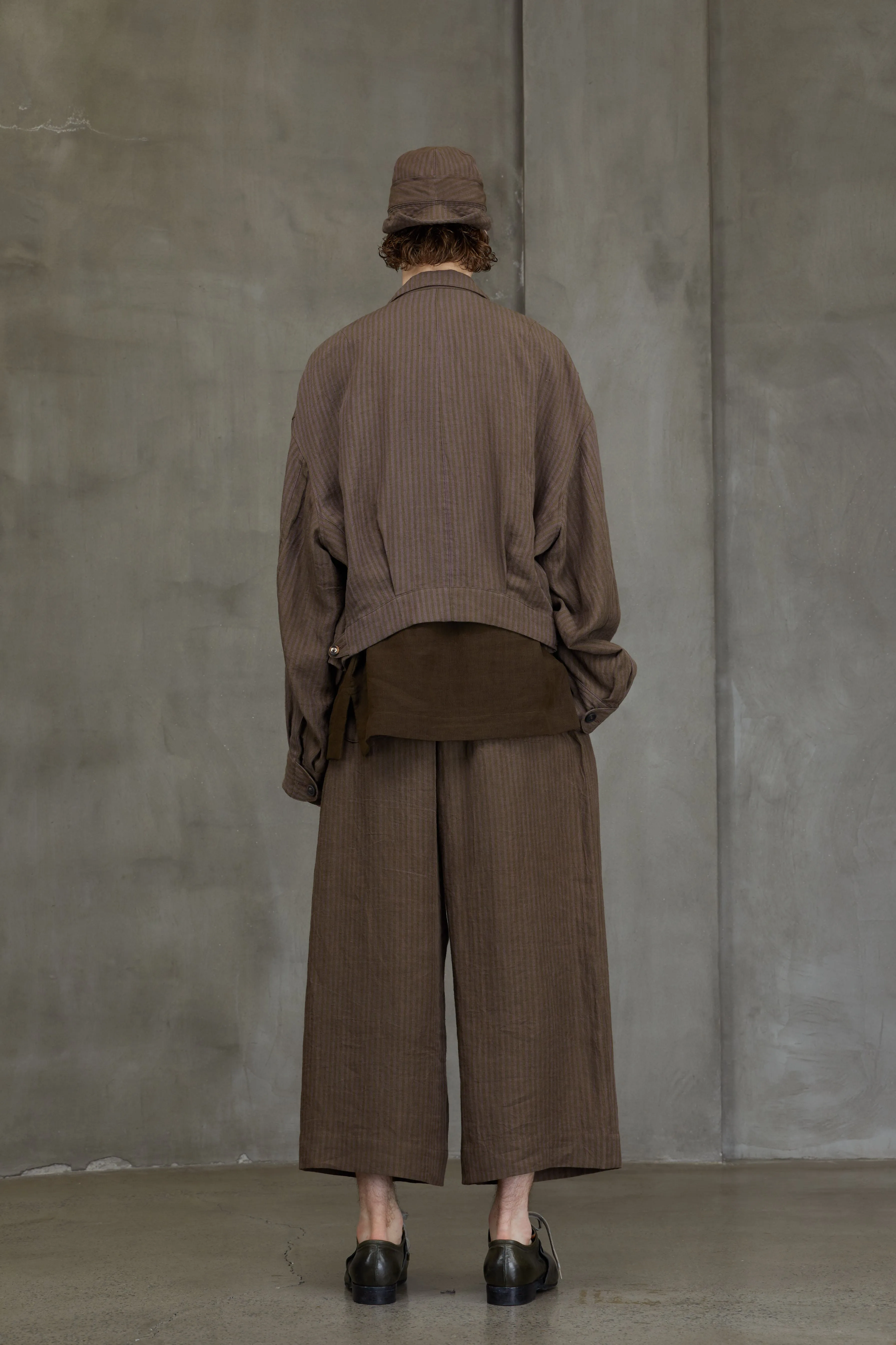 DOUBLED BREASTED STRIPED JACKET sold by ziggy chen product image thumbnail 4