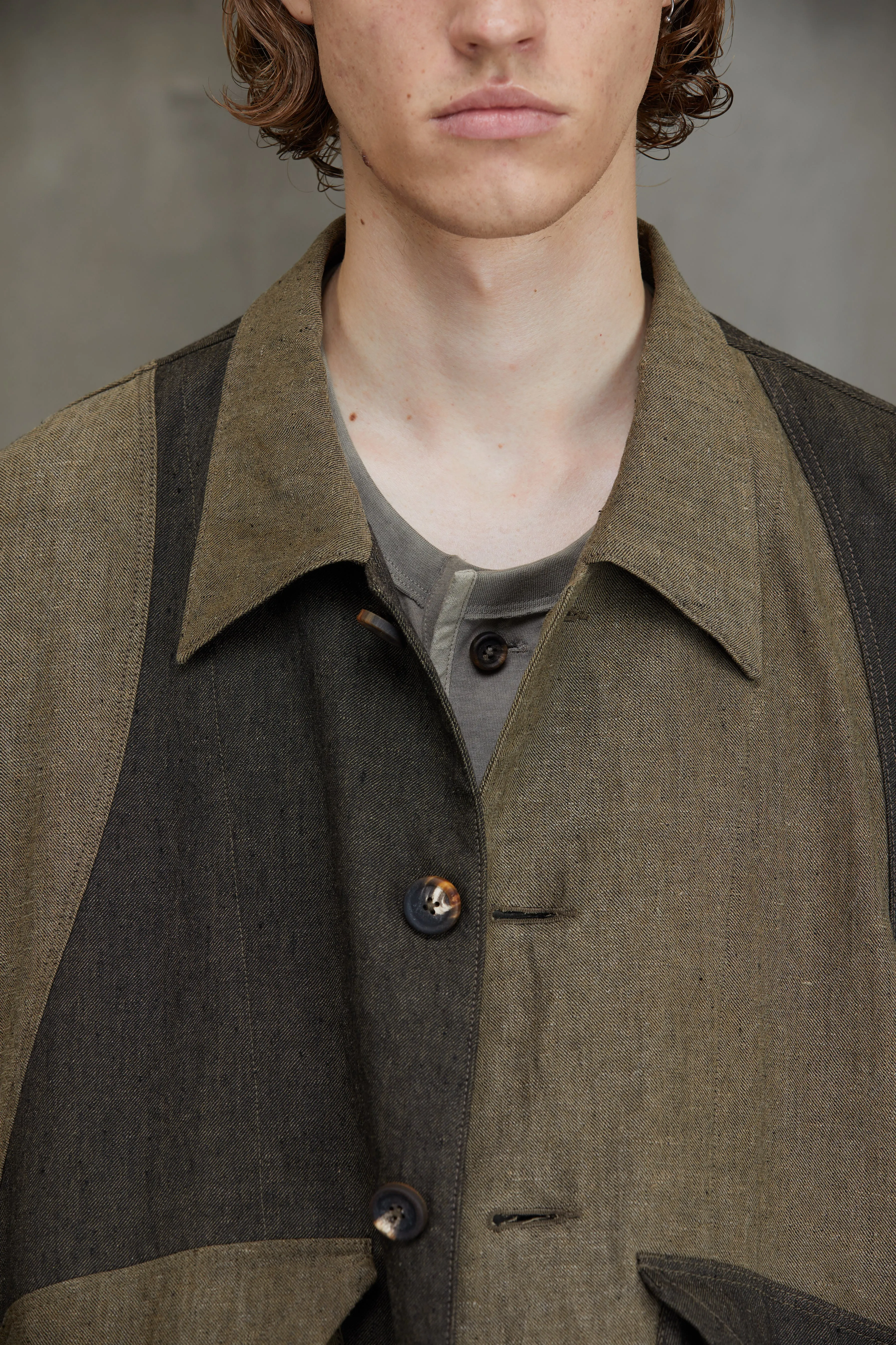 COLLAGED WORKERS JACKET sold by ziggy chen product image thumbnail 5