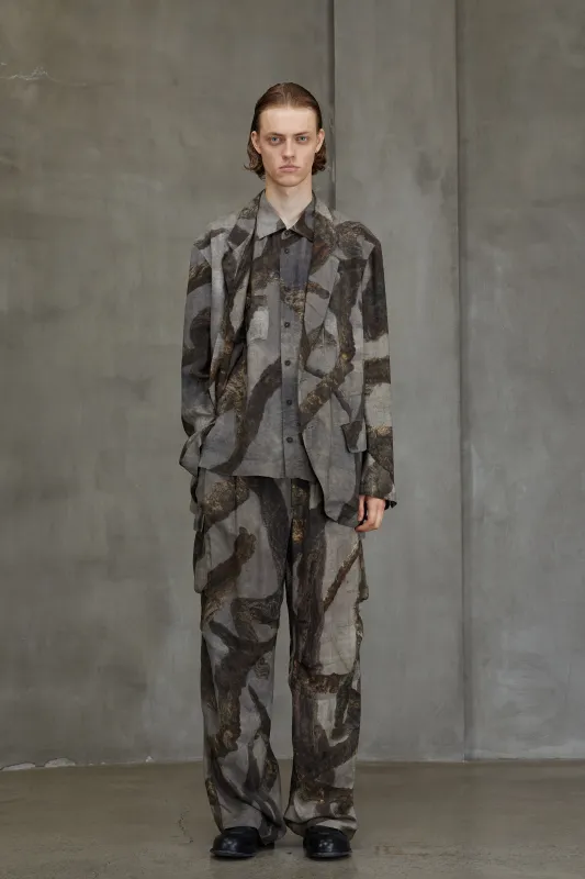 DIGITAL PRINT 2 BUTTON JACKET sold by ziggy chen