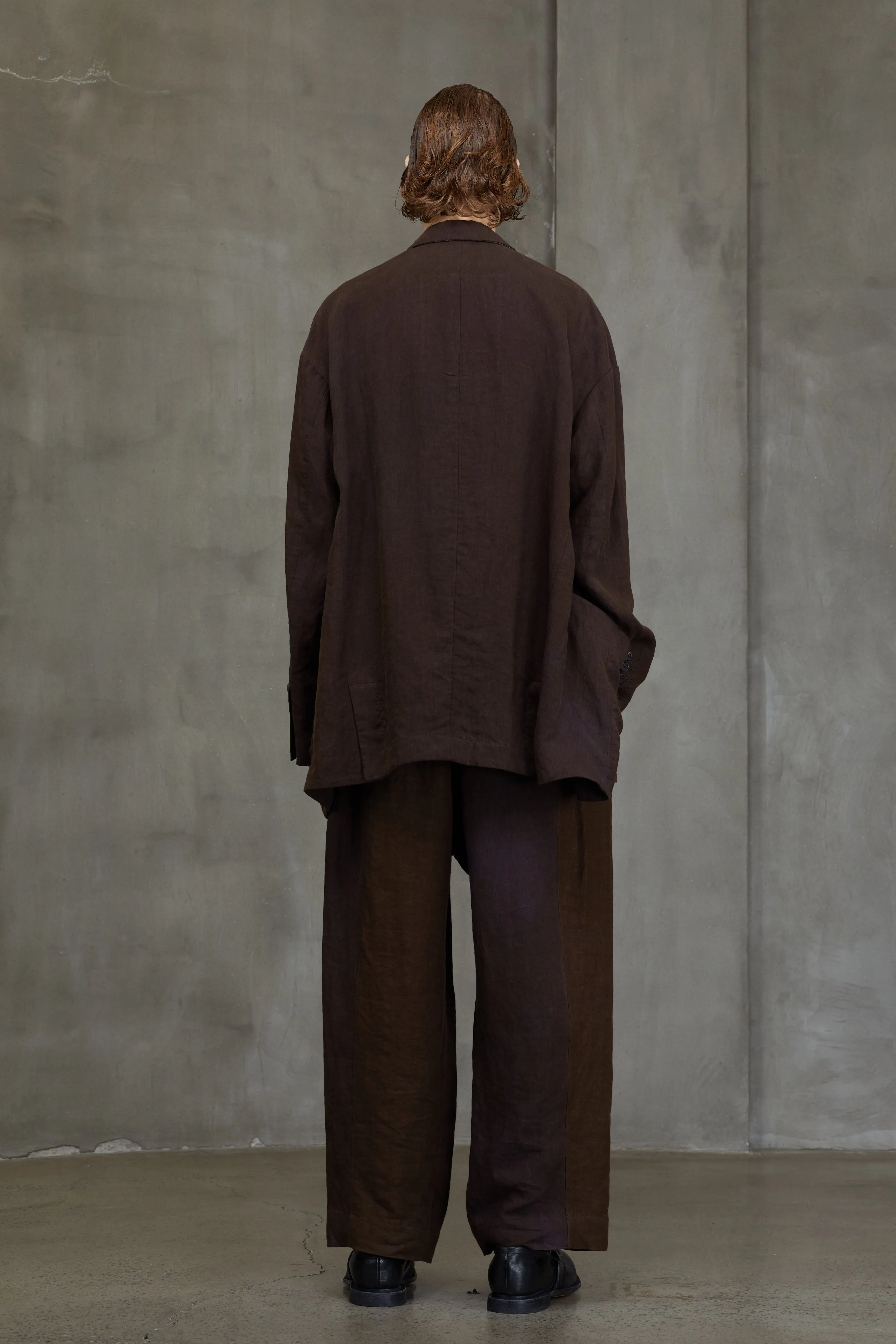 DOUBLE BREASTED LONG JACKET sold by ziggy chen product image thumbnail 4