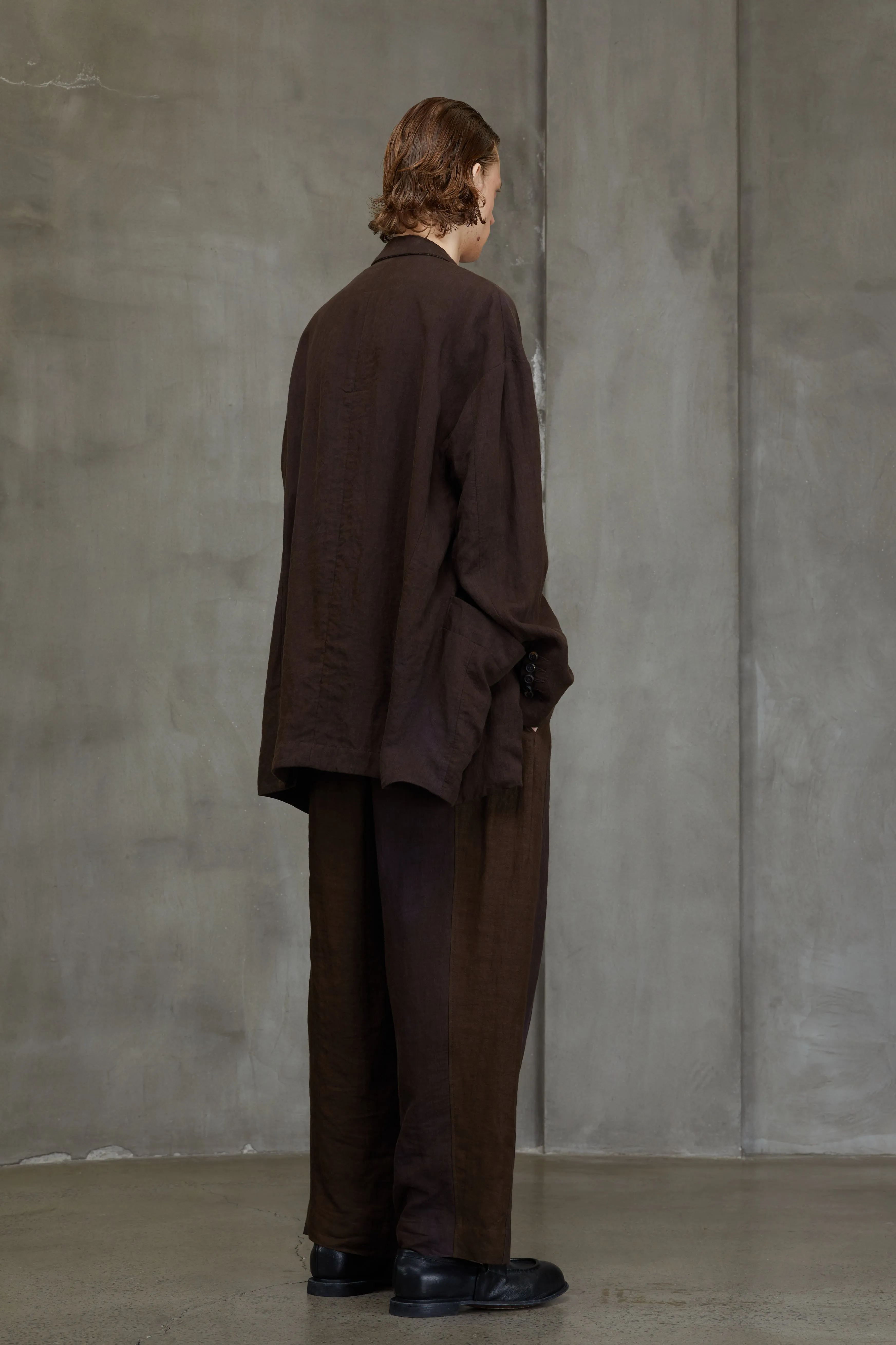 DOUBLE BREASTED LONG JACKET sold by ziggy chen product image thumbnail 3