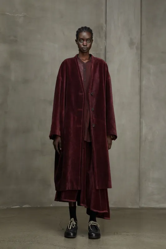 SHAWL COLLAR VELVET COAT sold by ziggy chen