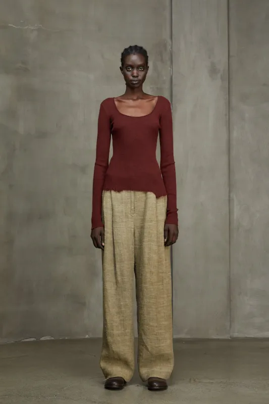 RIBBED SWEARTER sold by ziggy chen