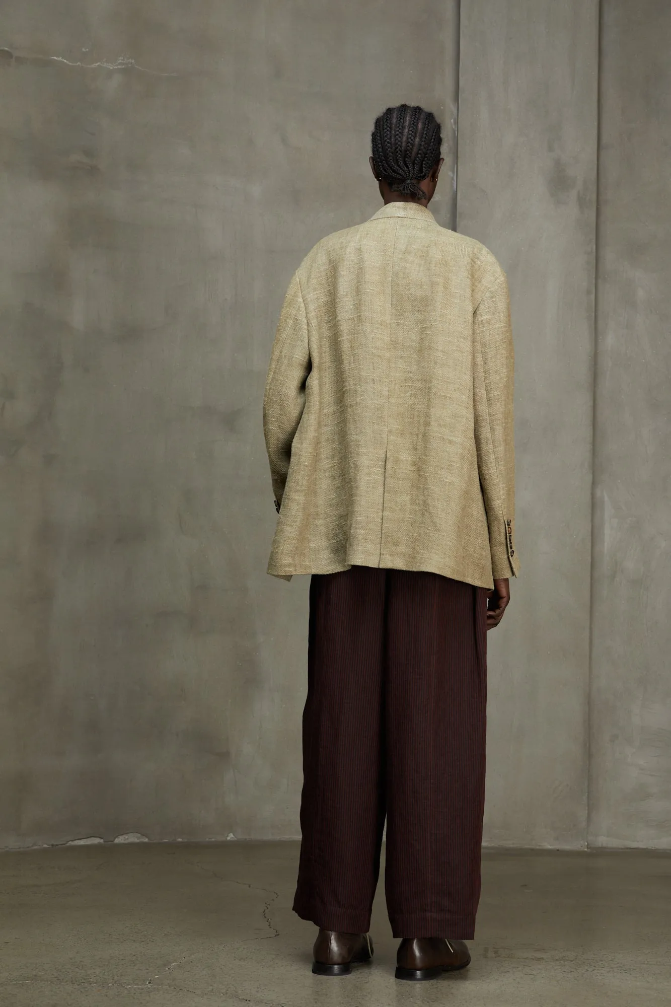 DOUBLE BREASTED OVERSIZE JACKET sold by ziggy chen product image thumbnail 3