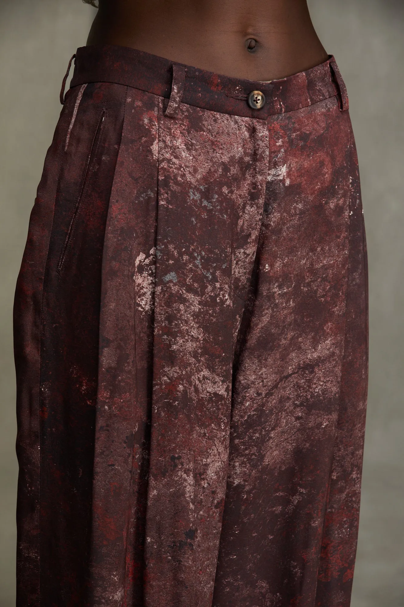 DIGITAL PRINT STRAIGHT LEG TROUSERS sold by ziggy chen product image thumbnail 4