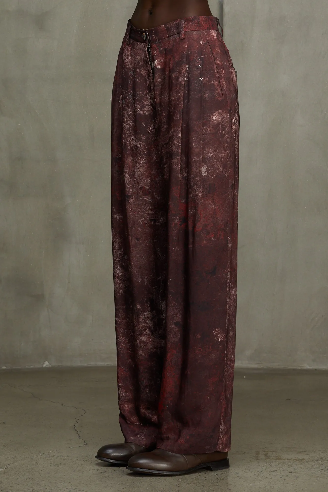 DIGITAL PRINT STRAIGHT LEG TROUSERS sold by ziggy chen product image thumbnail 2