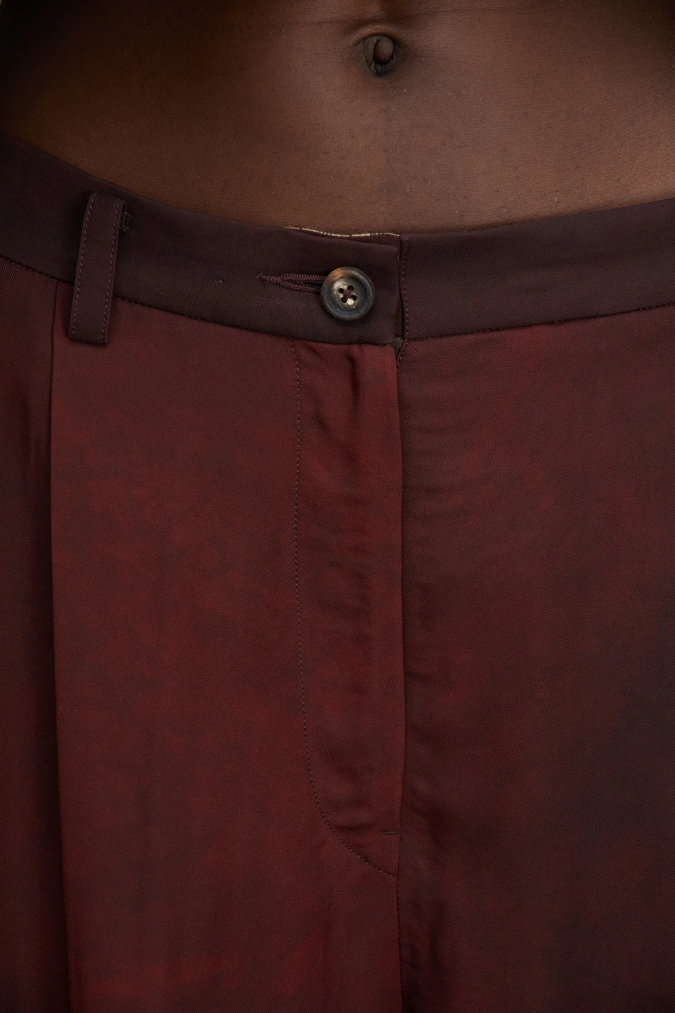 STRAIGHT LEG PLEATED TROUSERS sold by ziggy chen product image thumbnail 4