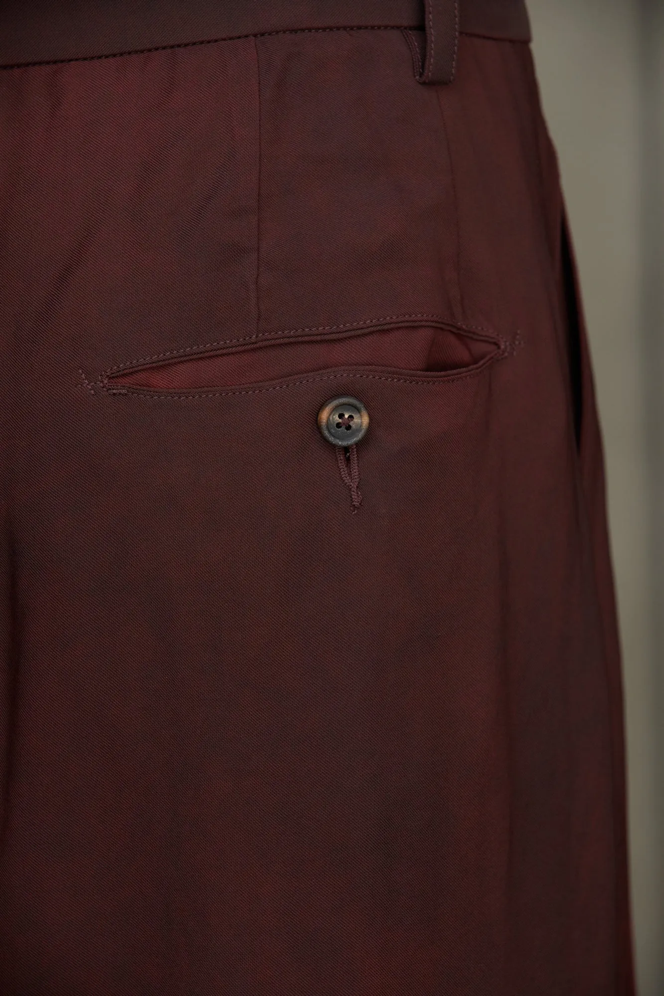 STRAIGHT LEG PLEATED TROUSERS sold by ziggy chen product image thumbnail 5