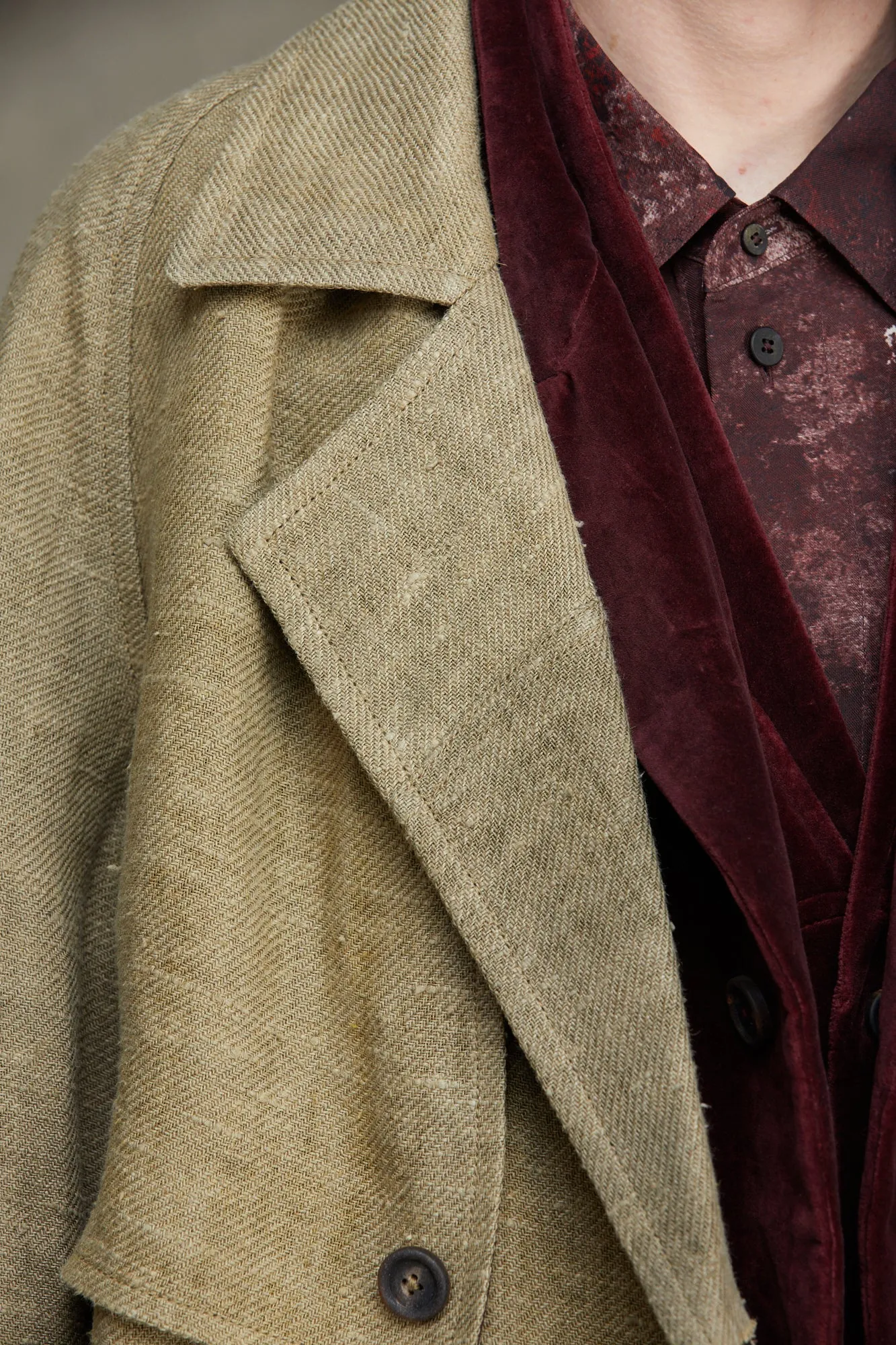 DOUBLE BREASTED TRENCH COAT sold by ziggy chen product image thumbnail 4