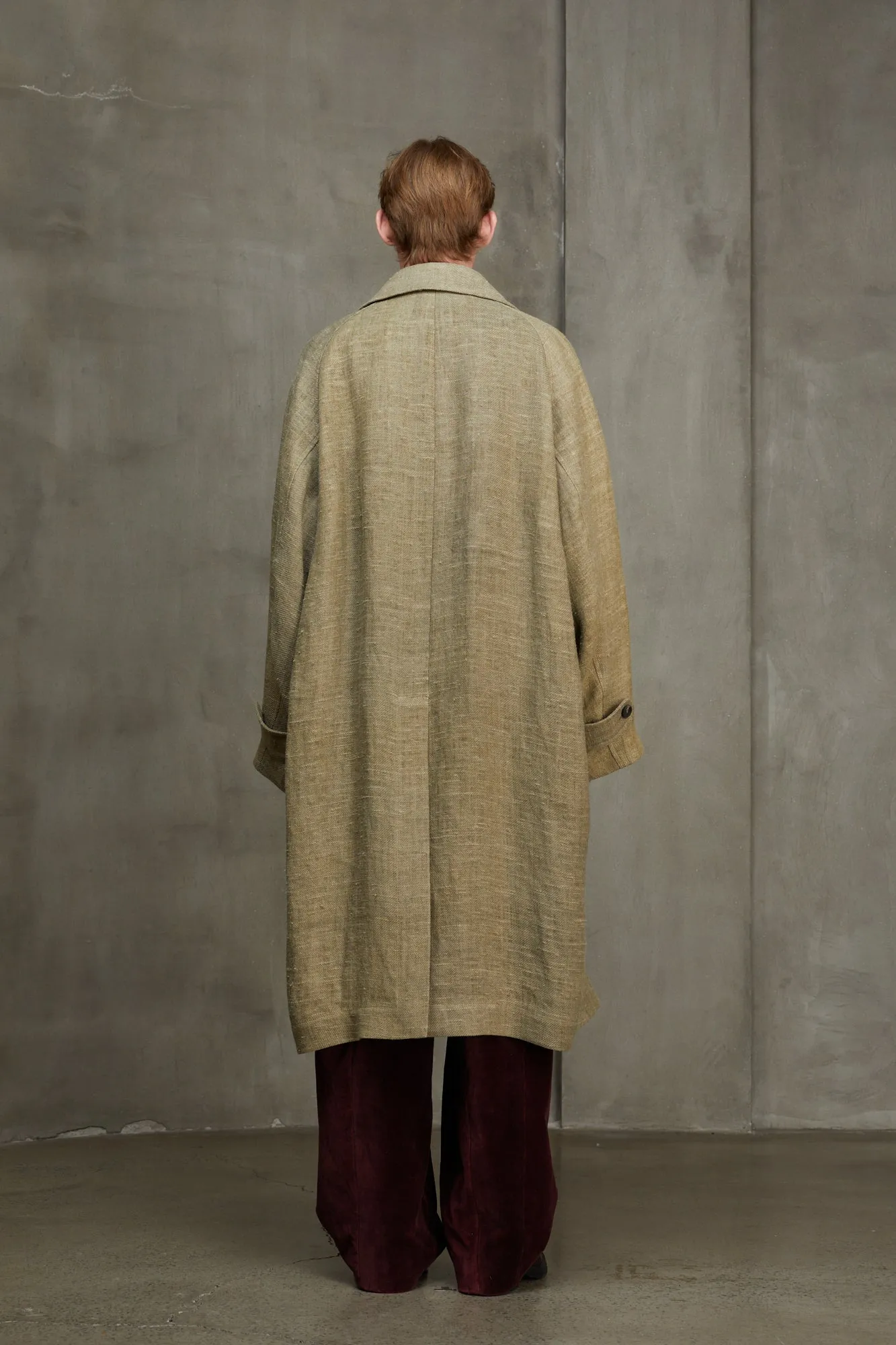 DOUBLE BREASTED TRENCH COAT sold by ziggy chen product image thumbnail 3