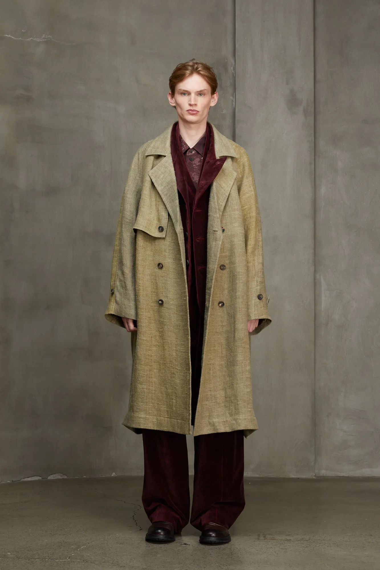 DOUBLE BREASTED TRENCH COAT sold by ziggy chen
