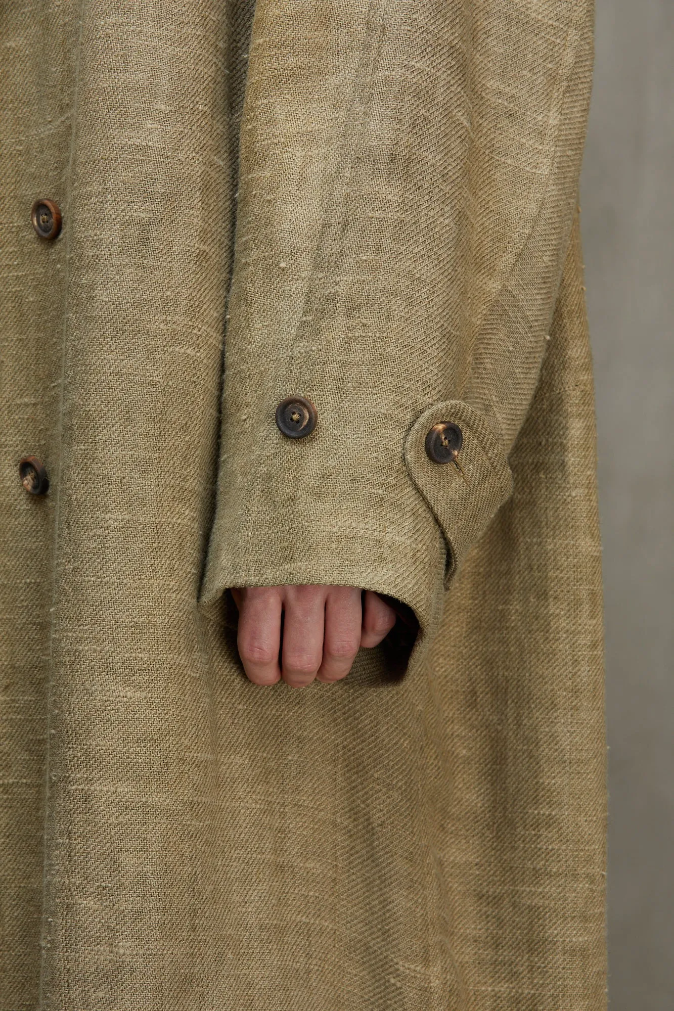 DOUBLE BREASTED TRENCH COAT sold by ziggy chen product image thumbnail 5