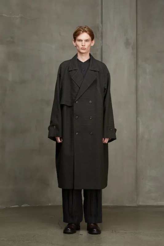 DOUBLE BREASTED TRENCH COAT sold by ziggy chen