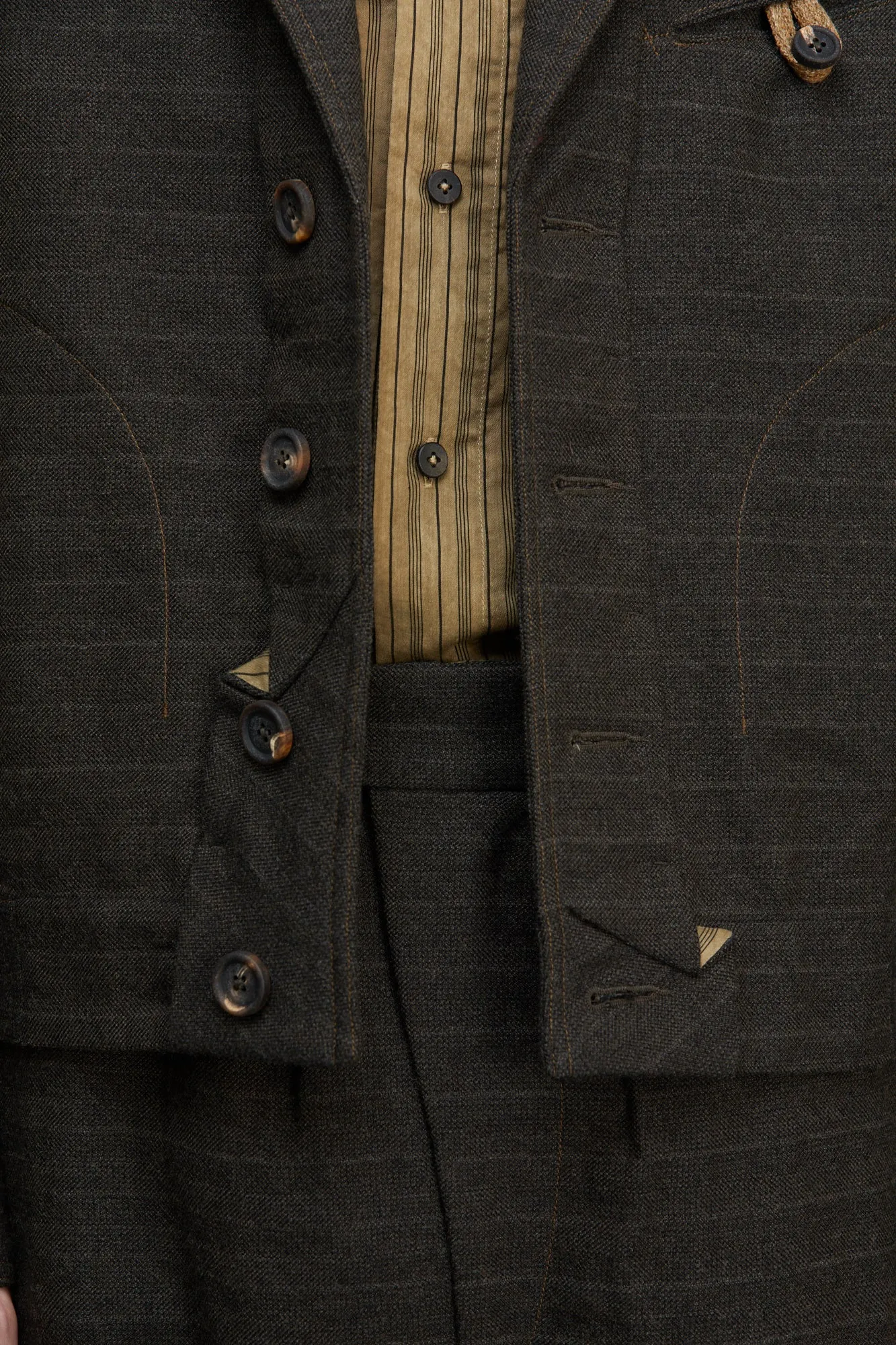 CROPPED WORKERS JACKET sold by ziggy chen product image thumbnail 5