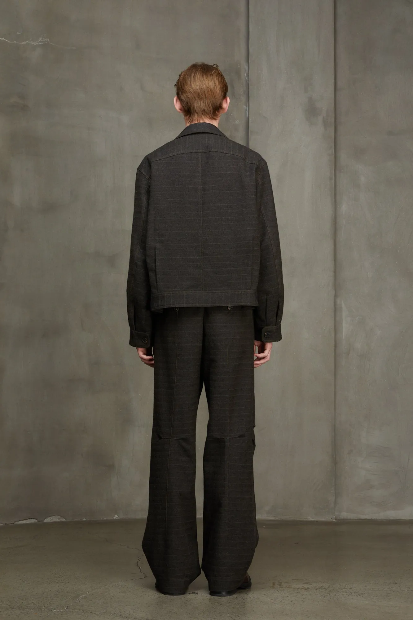 CROPPED WORKERS JACKET sold by ziggy chen product image thumbnail 3