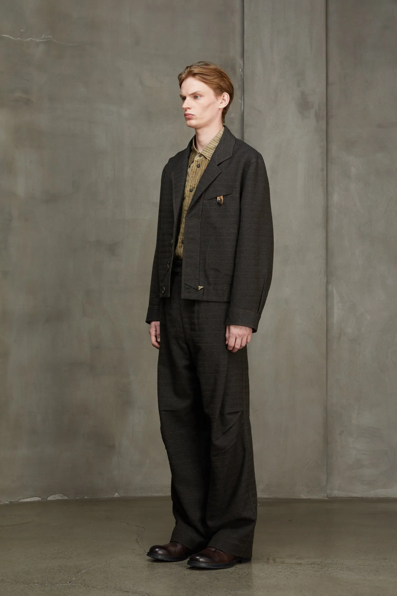 CROPPED WORKERS JACKET sold by ziggy chen product image thumbnail 2