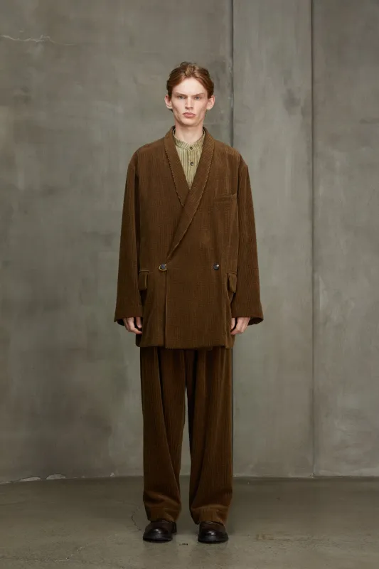 CORDUROY HYBRID ROBE JACKET sold by ziggy chen