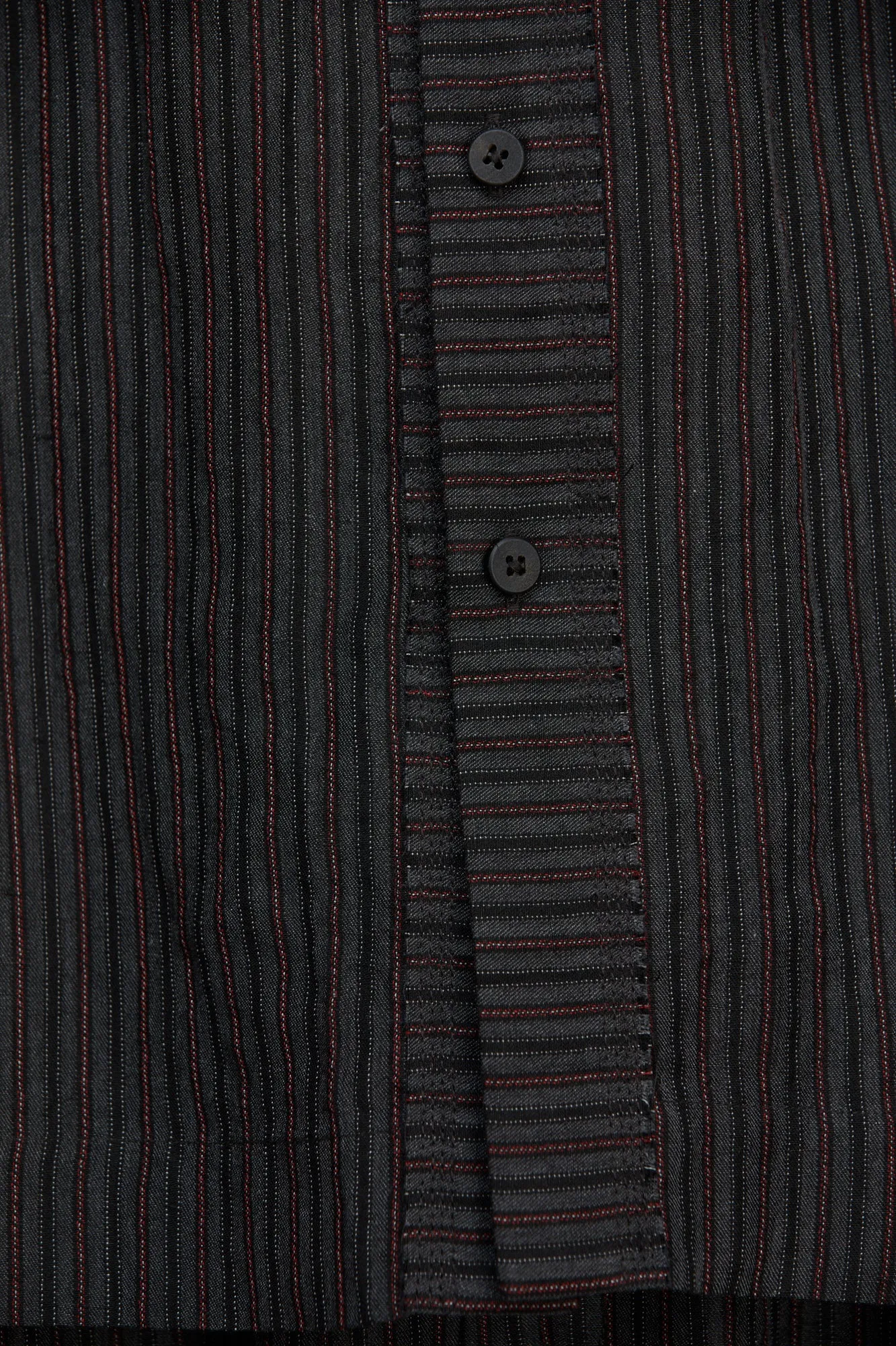 STRIPED MANDARIN COLLAR SHIRT sold by ziggy chen product image thumbnail 5